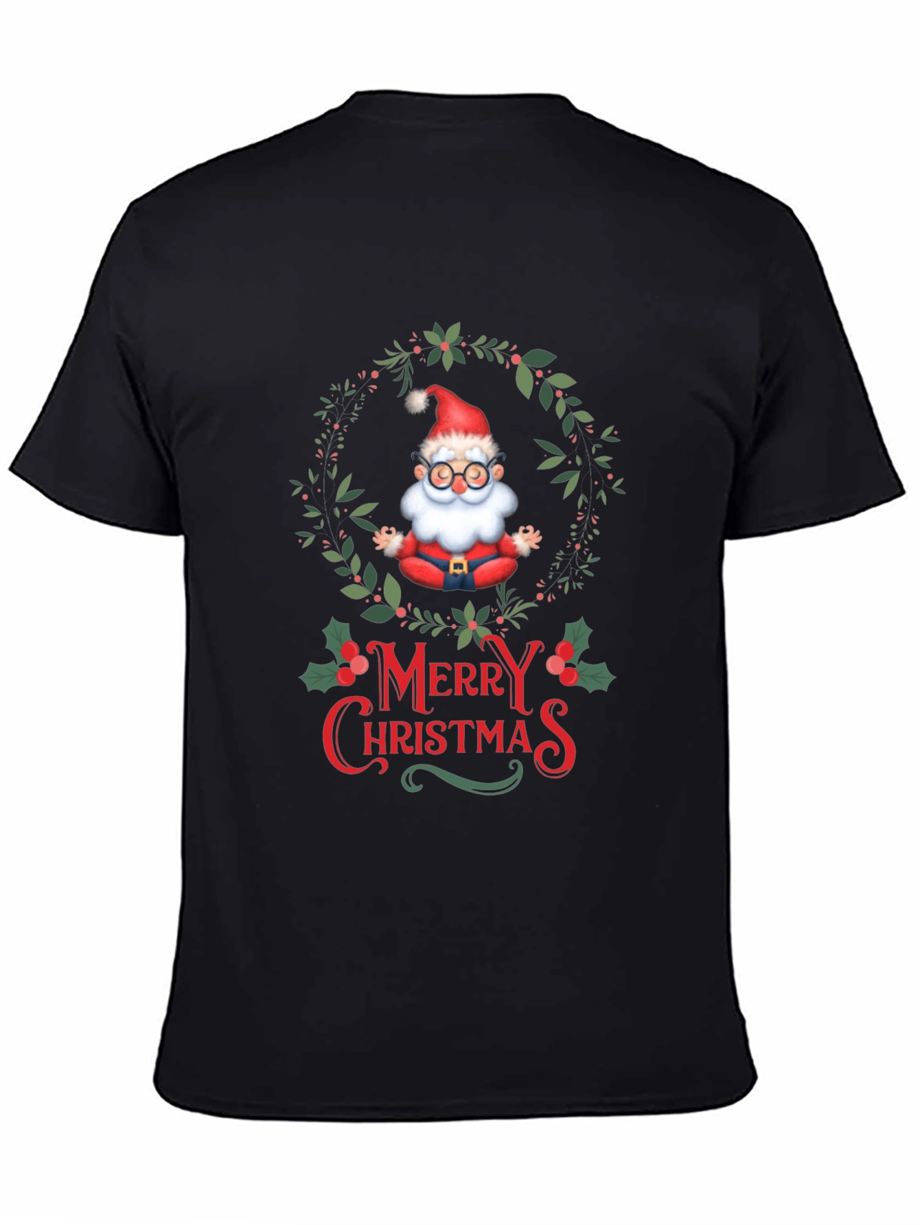 Zen Santa Merry Christmas T-Shirt