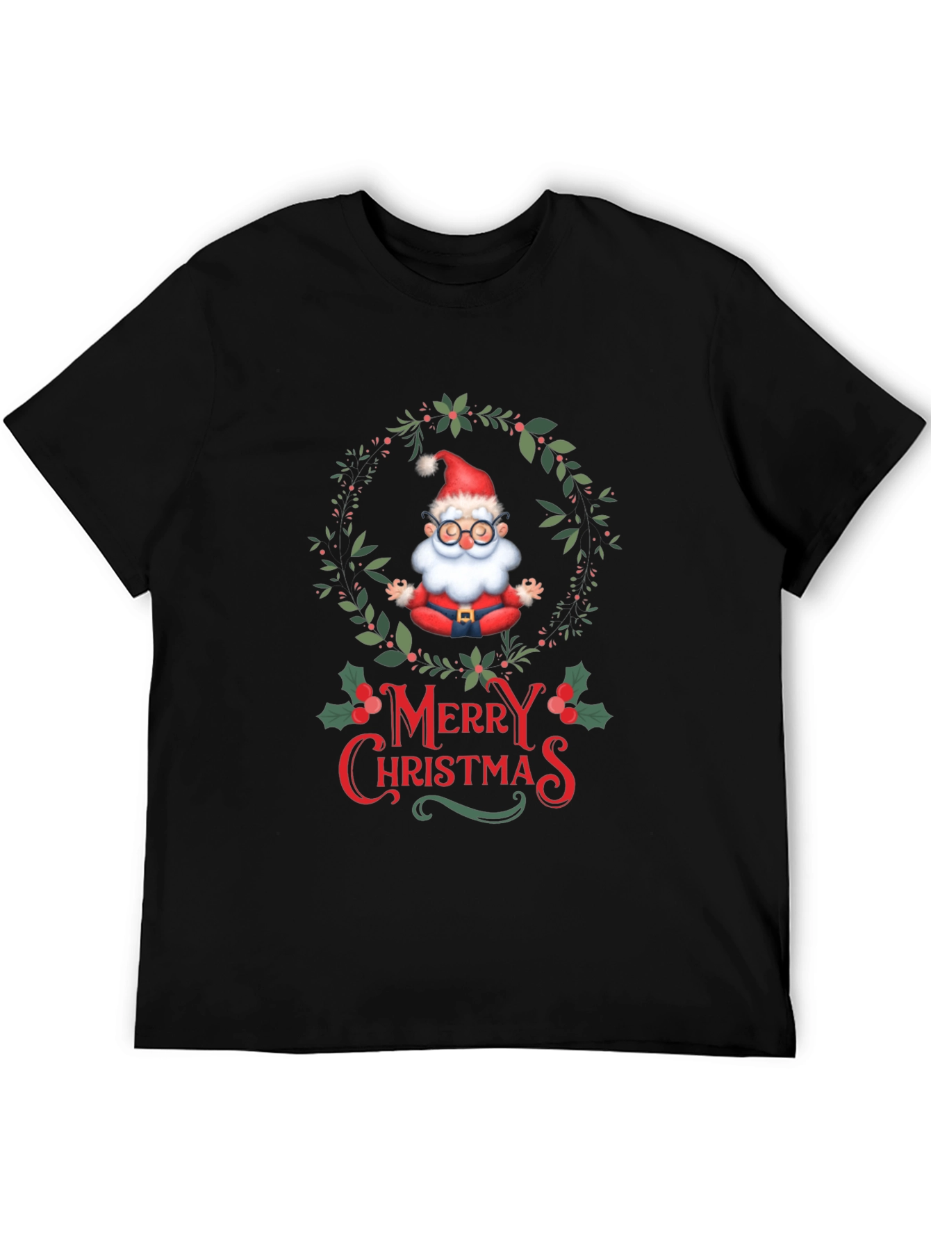 Zen Santa Merry Christmas T-Shirt