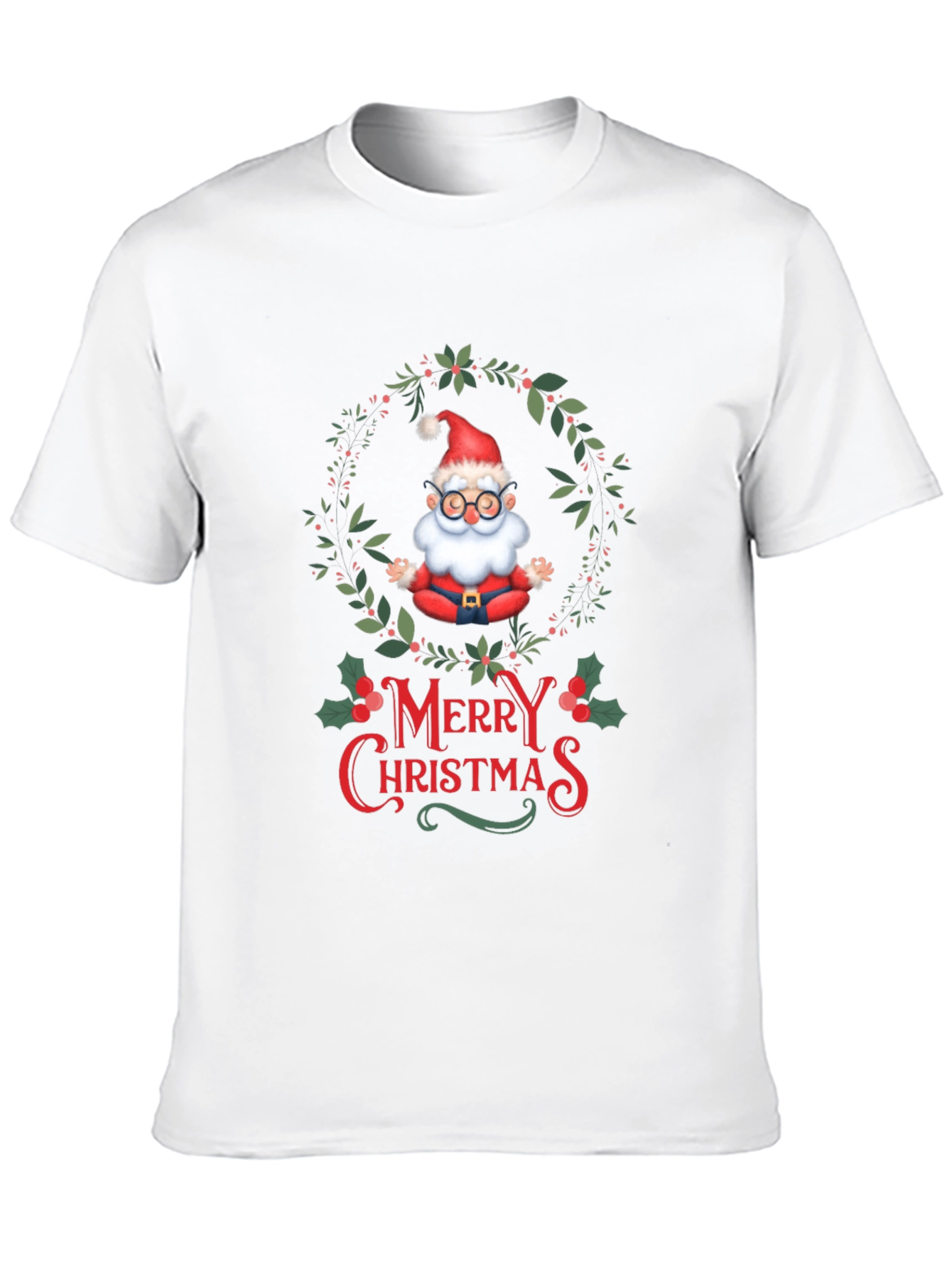 Zen Santa Merry Christmas T-Shirt