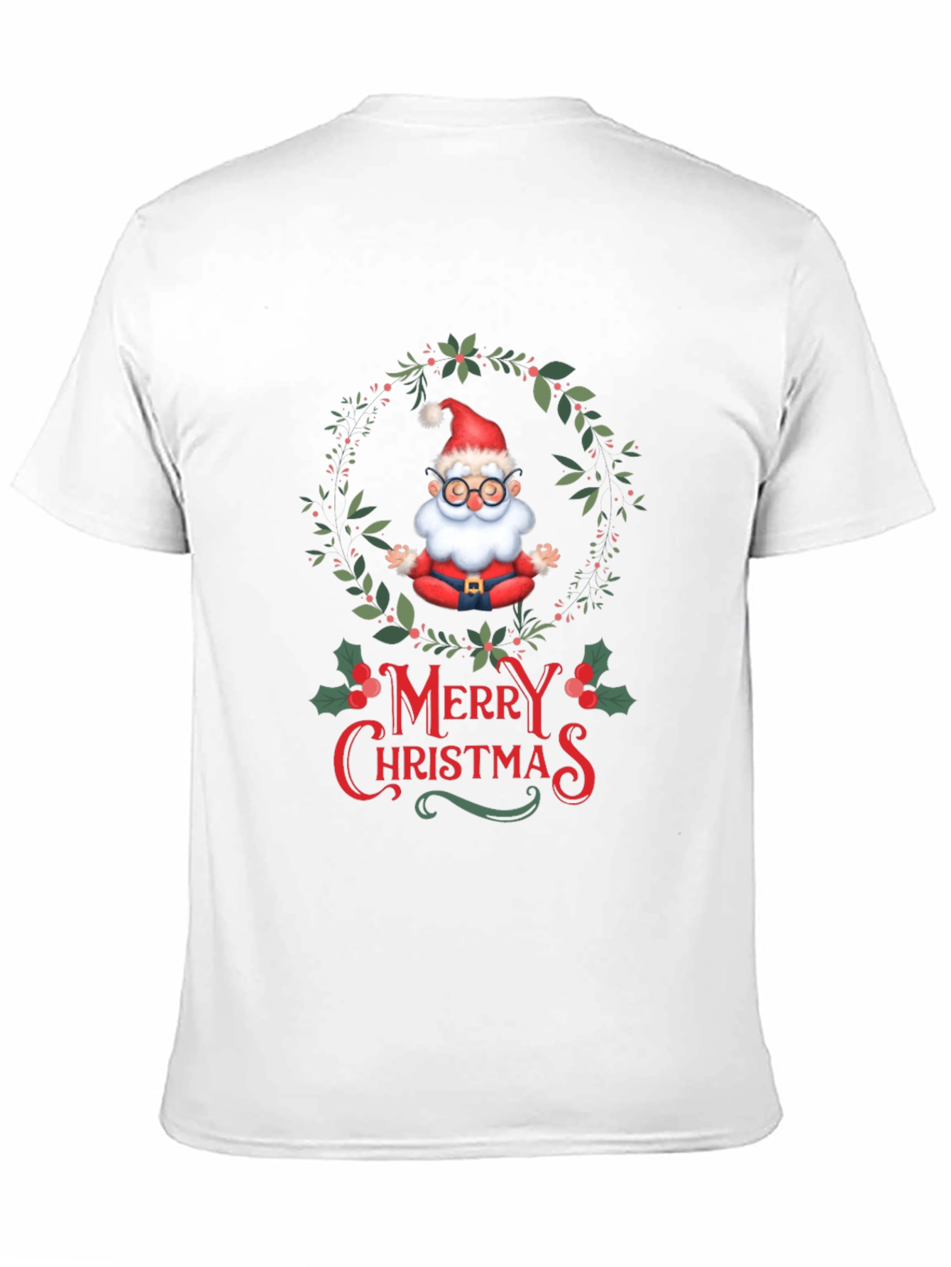 Zen Santa Merry Christmas T-Shirt
