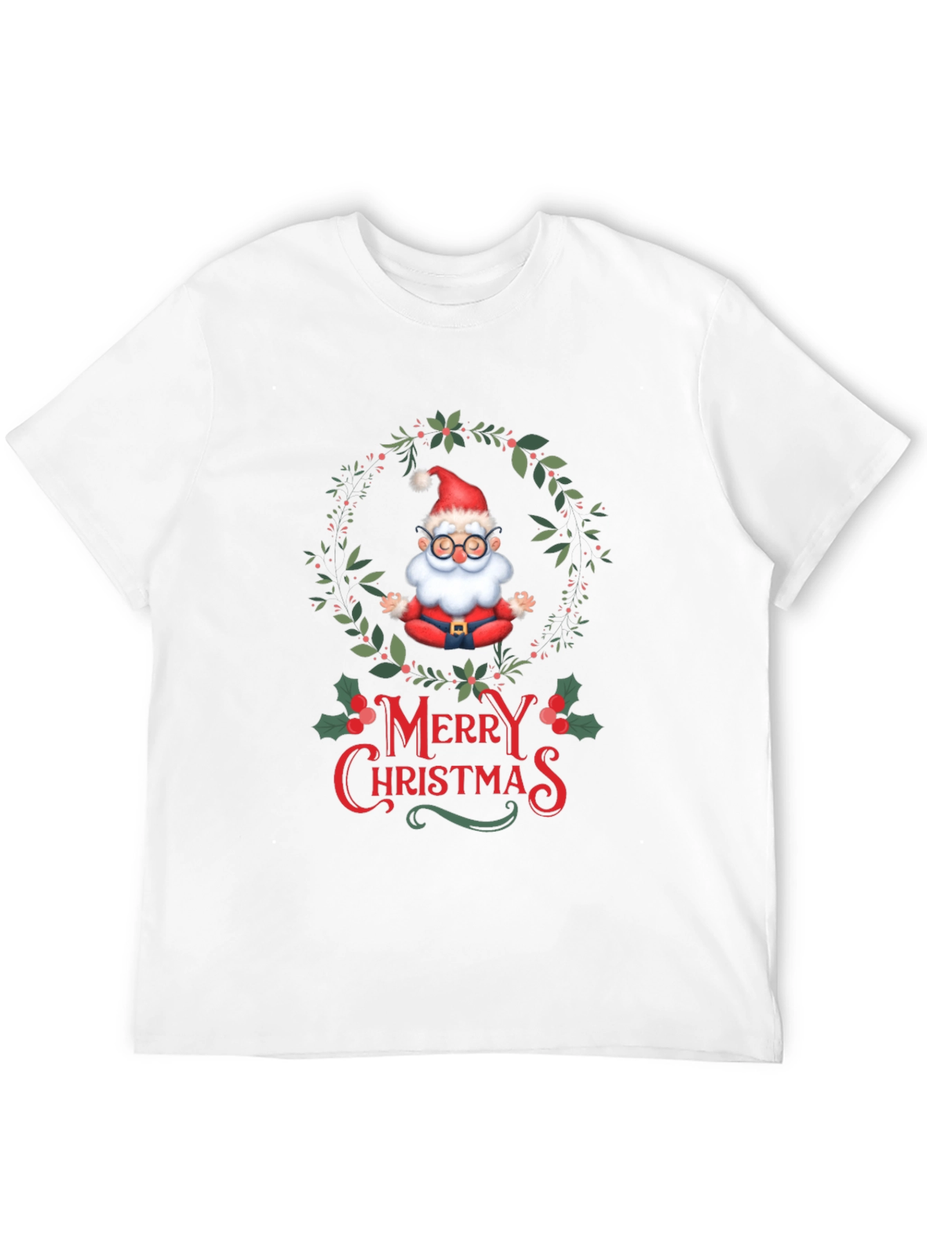 Zen Santa Merry Christmas T-Shirt