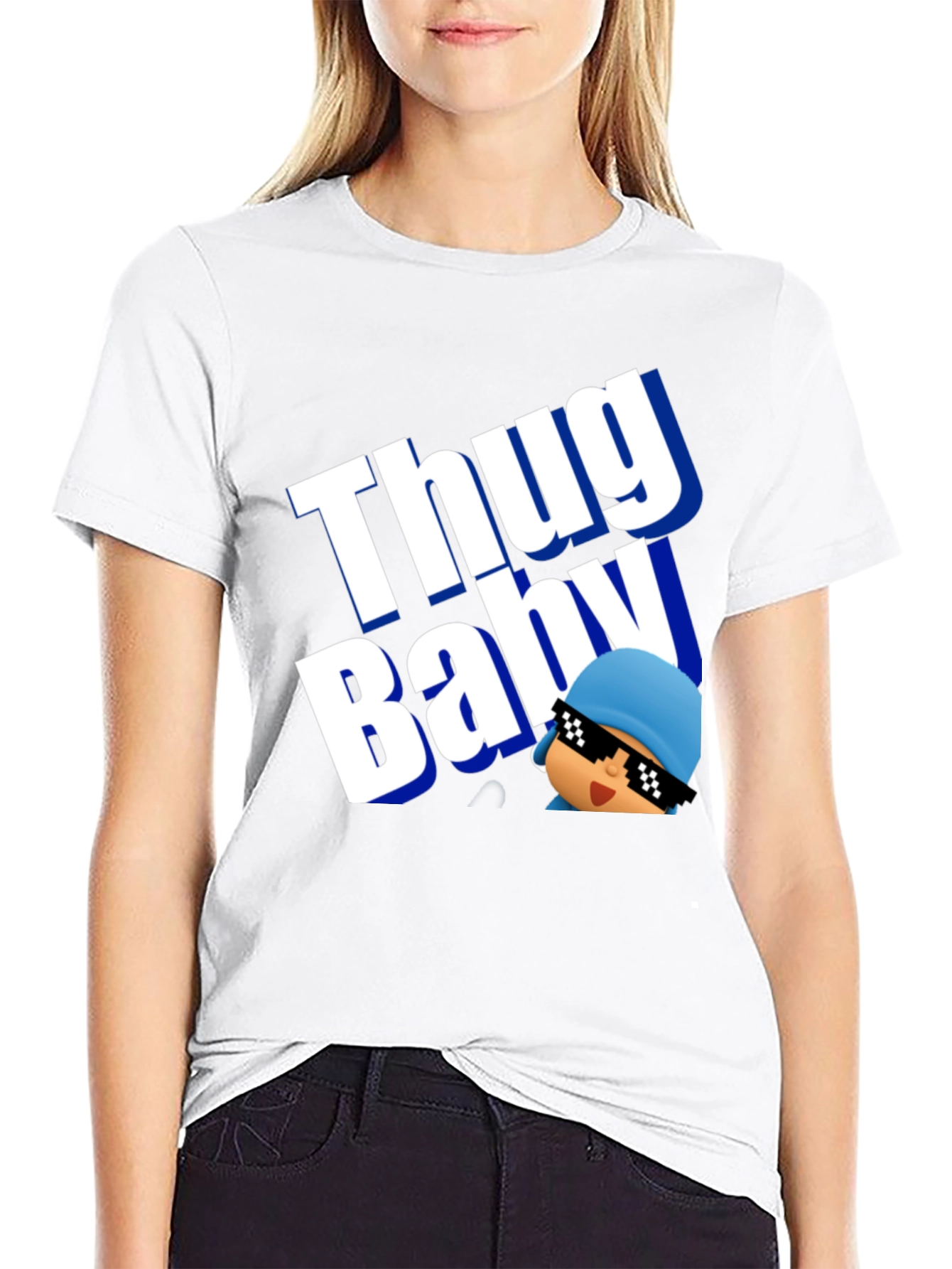 Thug Baby T-Shirt - Unisex Black Tee