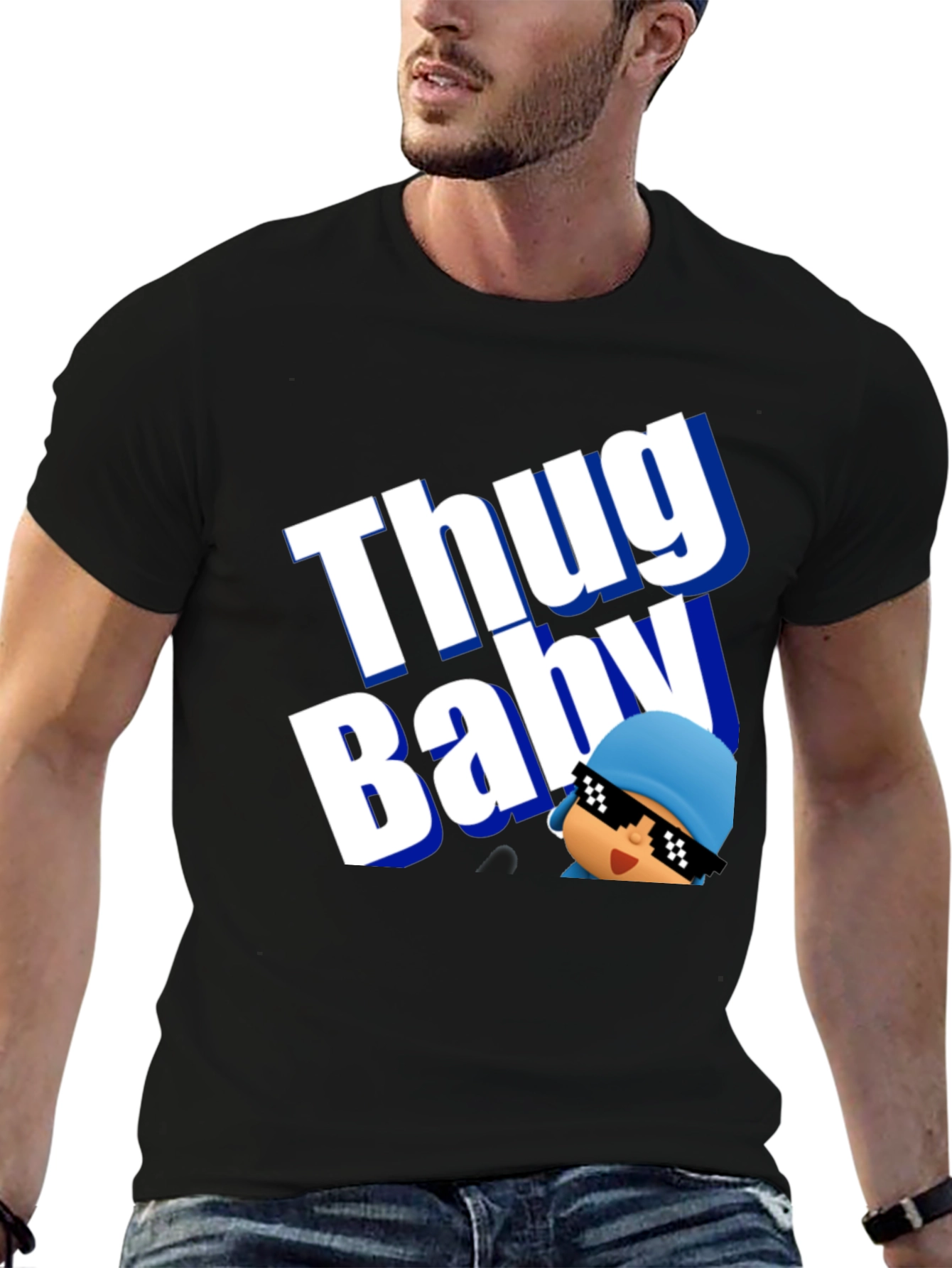 Thug Baby T-Shirt - Unisex Black Tee