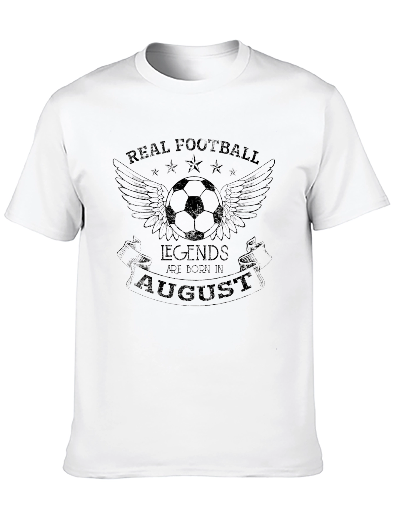 Real Football Legends Born in August T-Shirt