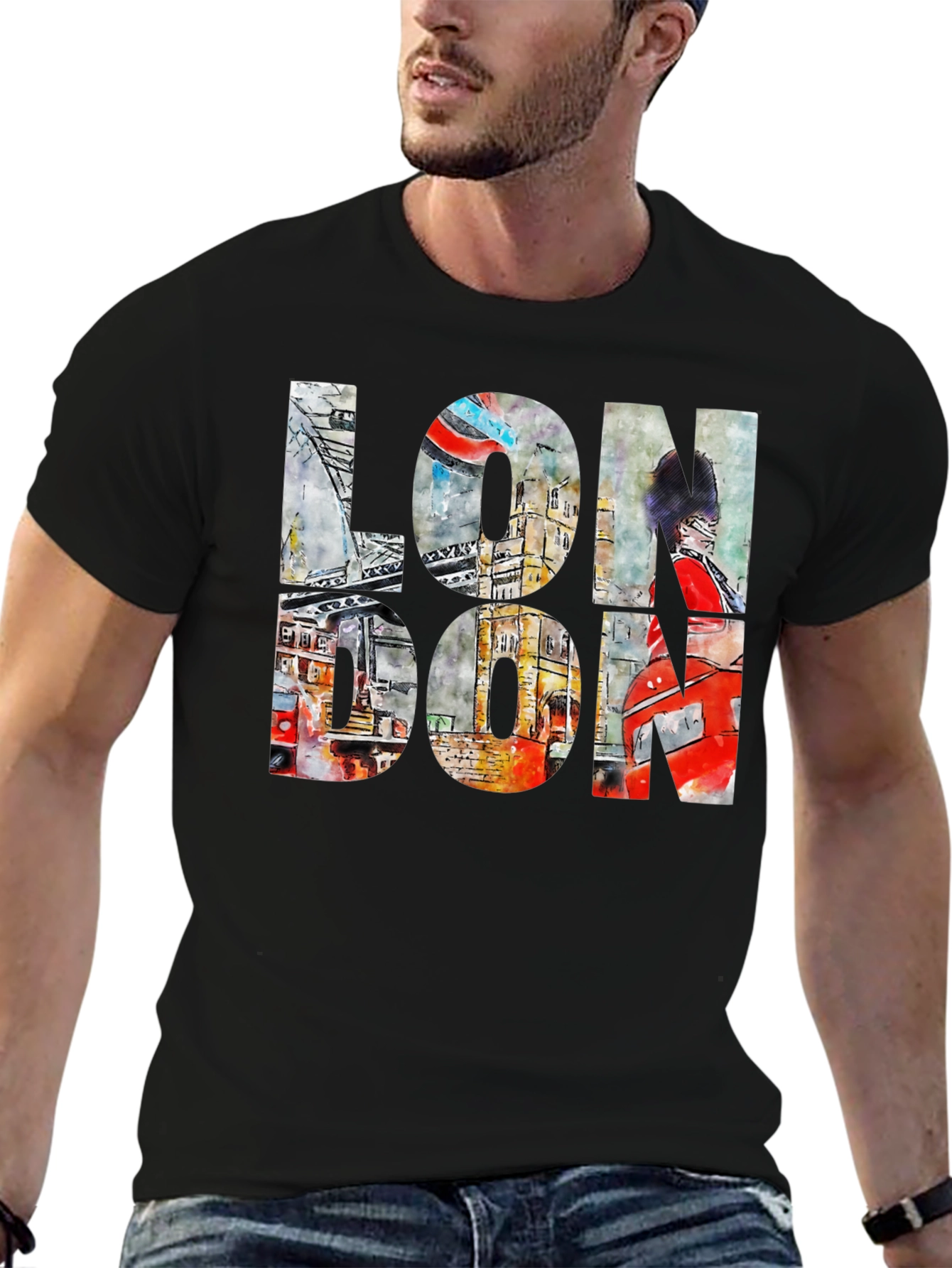 London Graphic T-Shirt - Cityscape Tee
