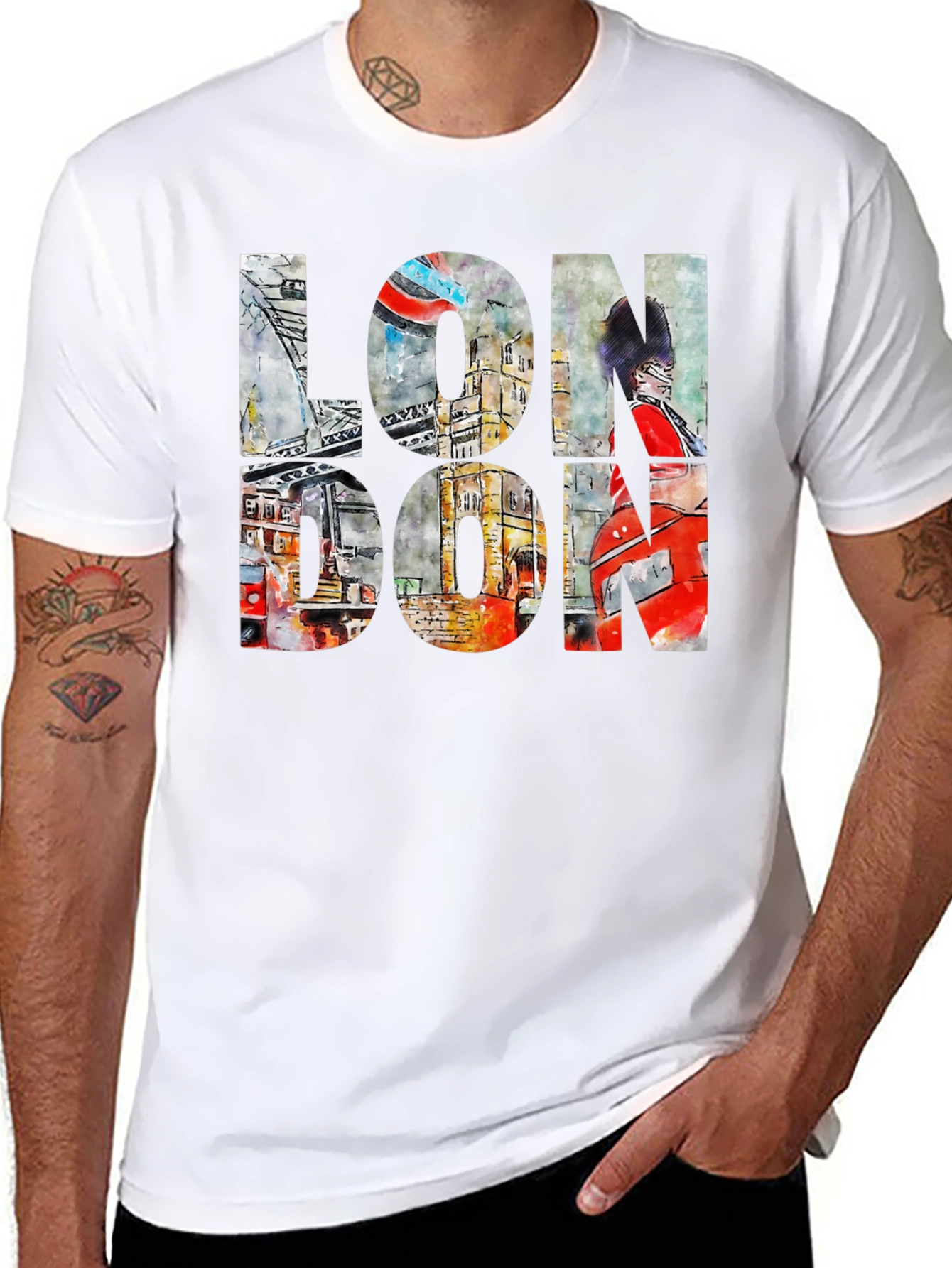 London Graphic T-Shirt - Cityscape Tee