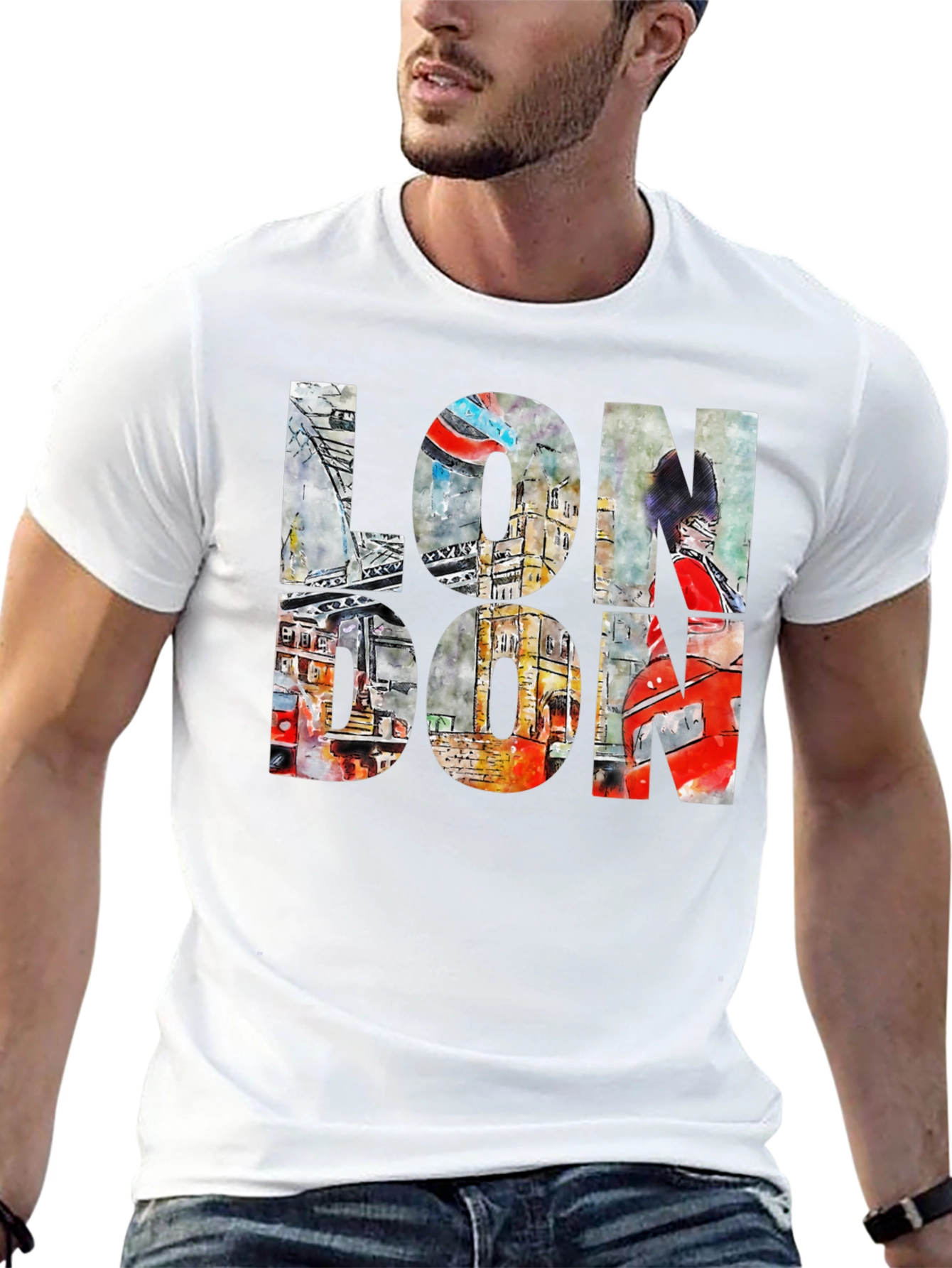 London Graphic T-Shirt - Cityscape Tee