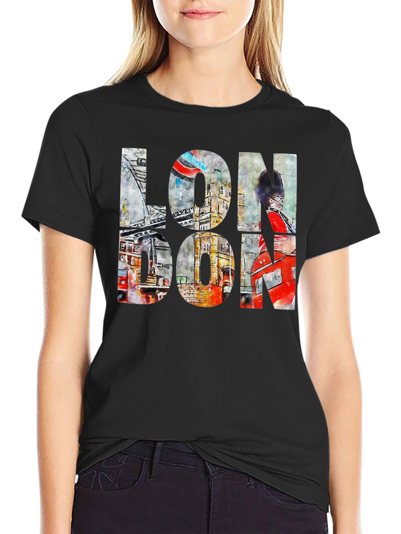London Graphic T-Shirt - Cityscape Tee