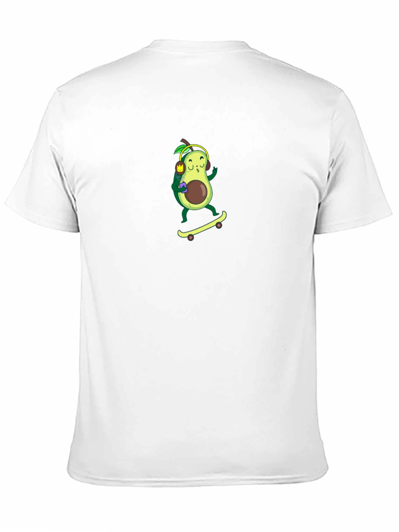 Avocado Skateboarder Graphic T-Shirt - Cool & Unique