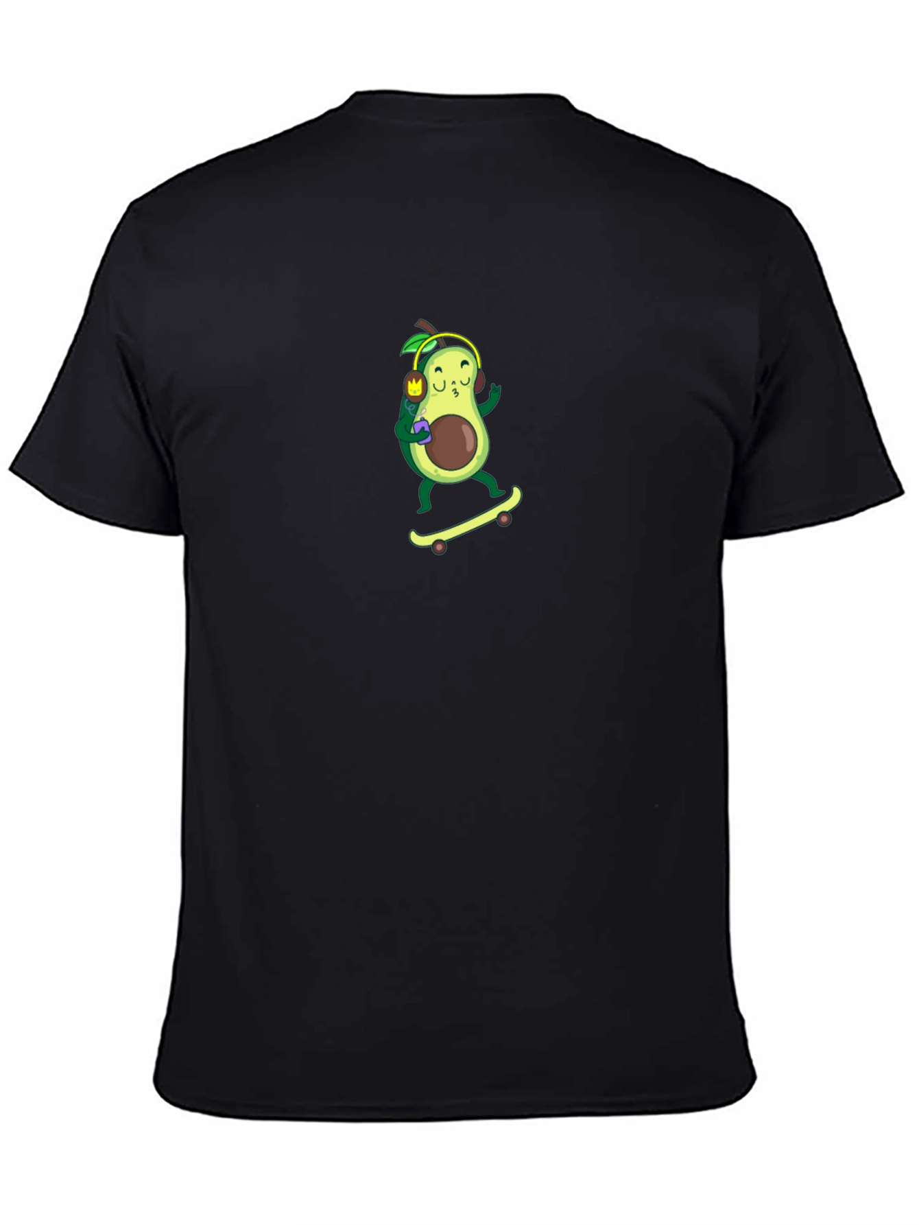 Avocado Skateboarder Graphic T-Shirt - Cool & Unique