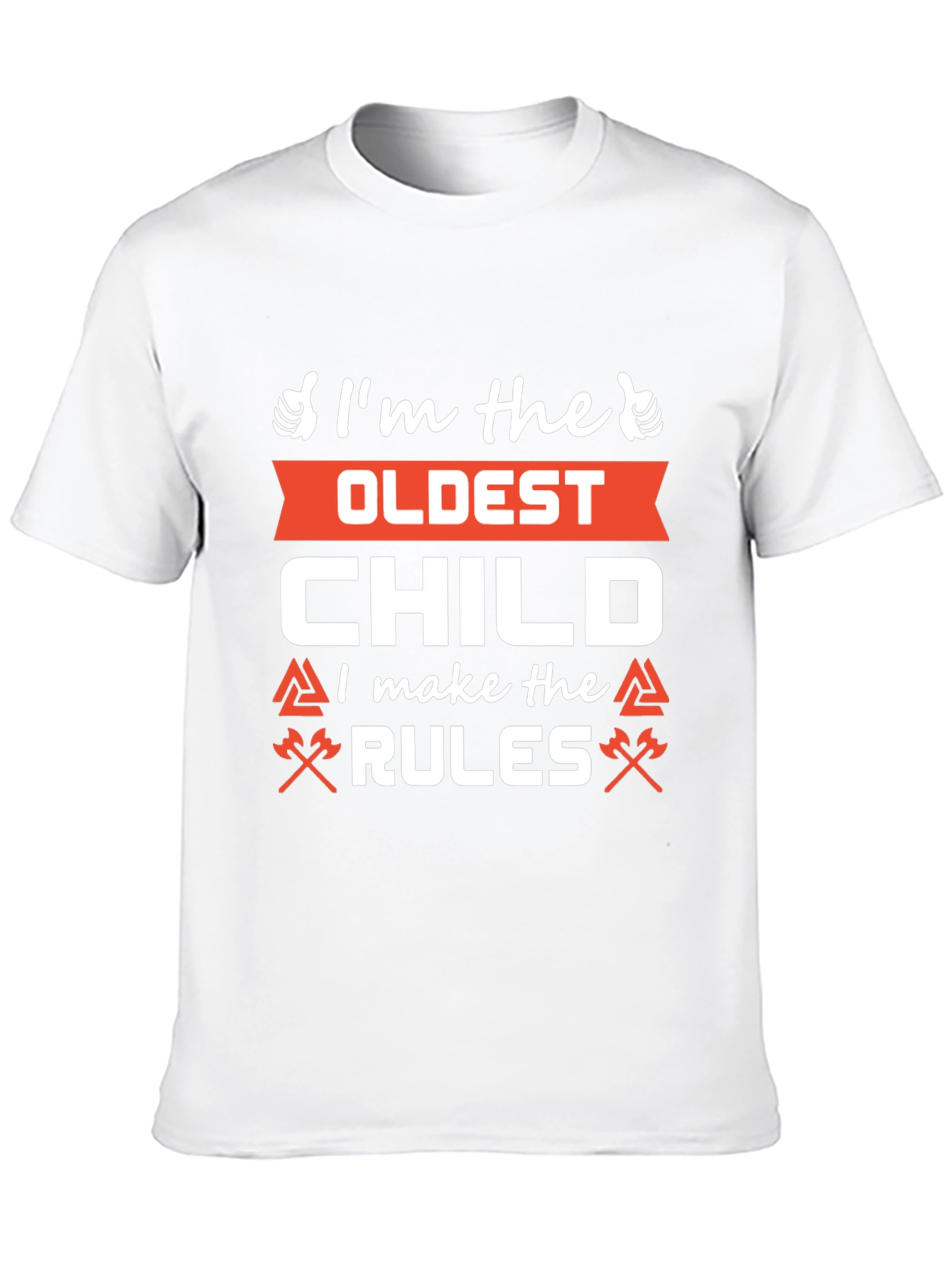 Oldest Child Rules T-Shirt - Funny Sibling Tee