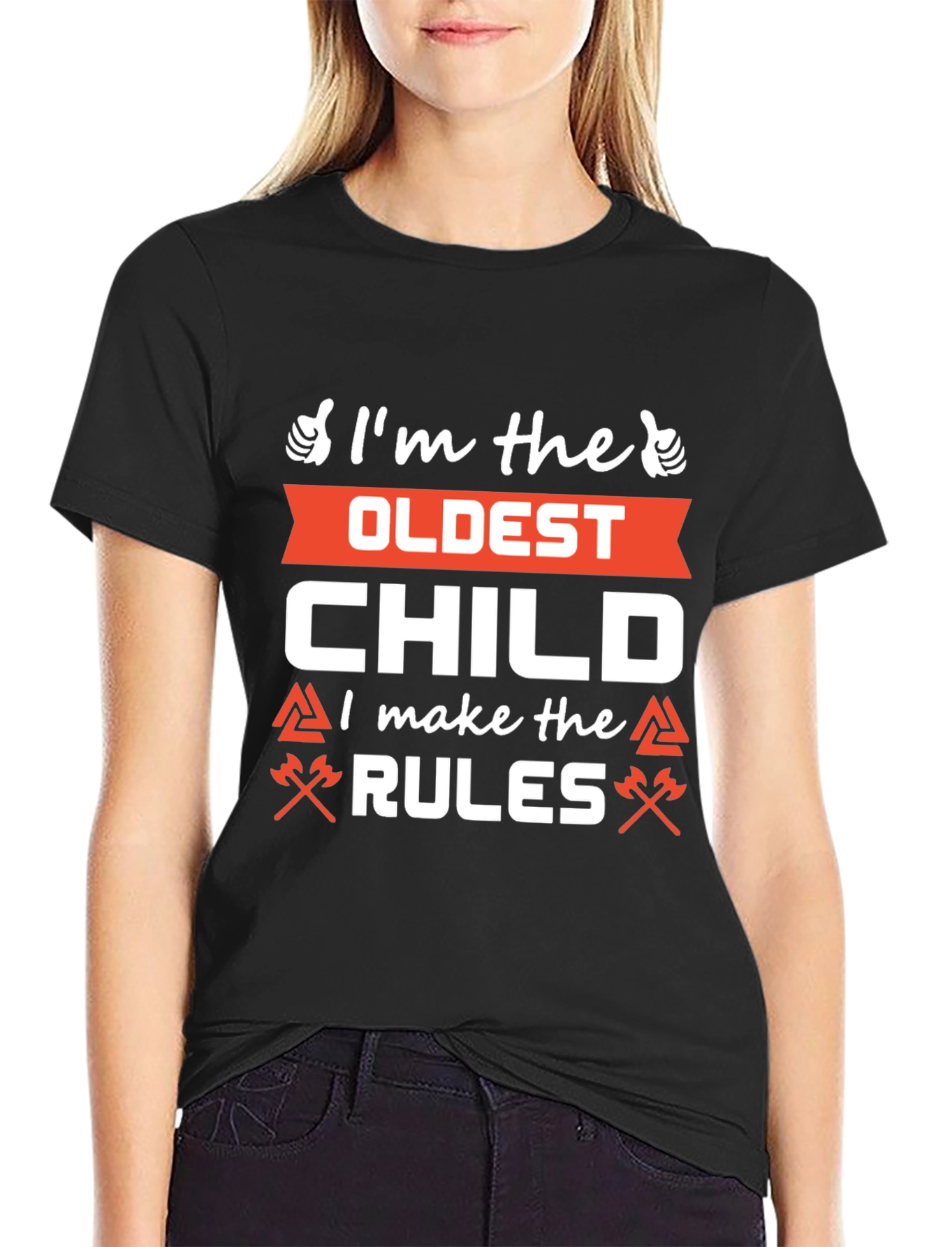 Oldest Child Rules T-Shirt - Funny Sibling Tee