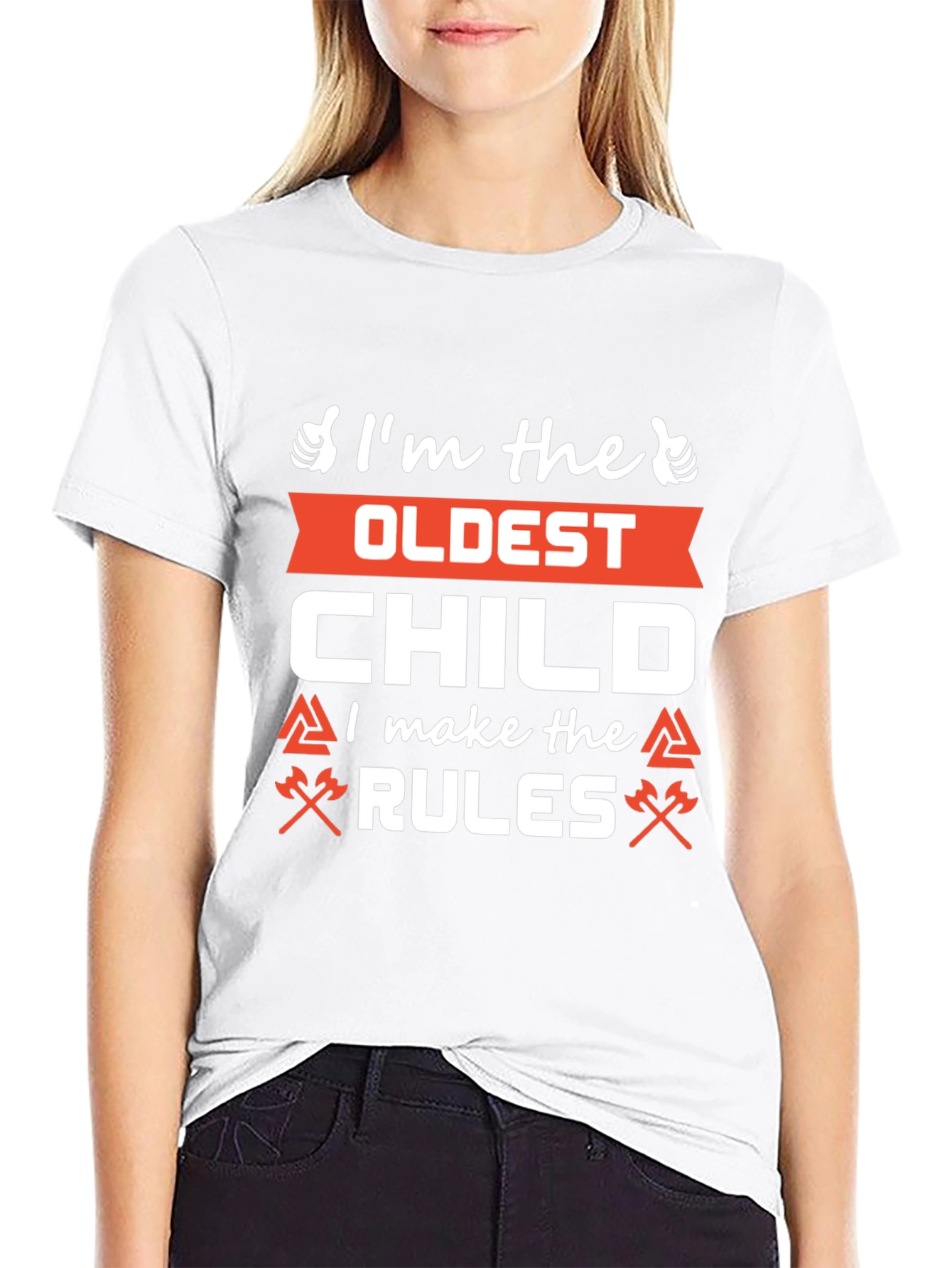 Oldest Child Rules T-Shirt - Funny Sibling Tee