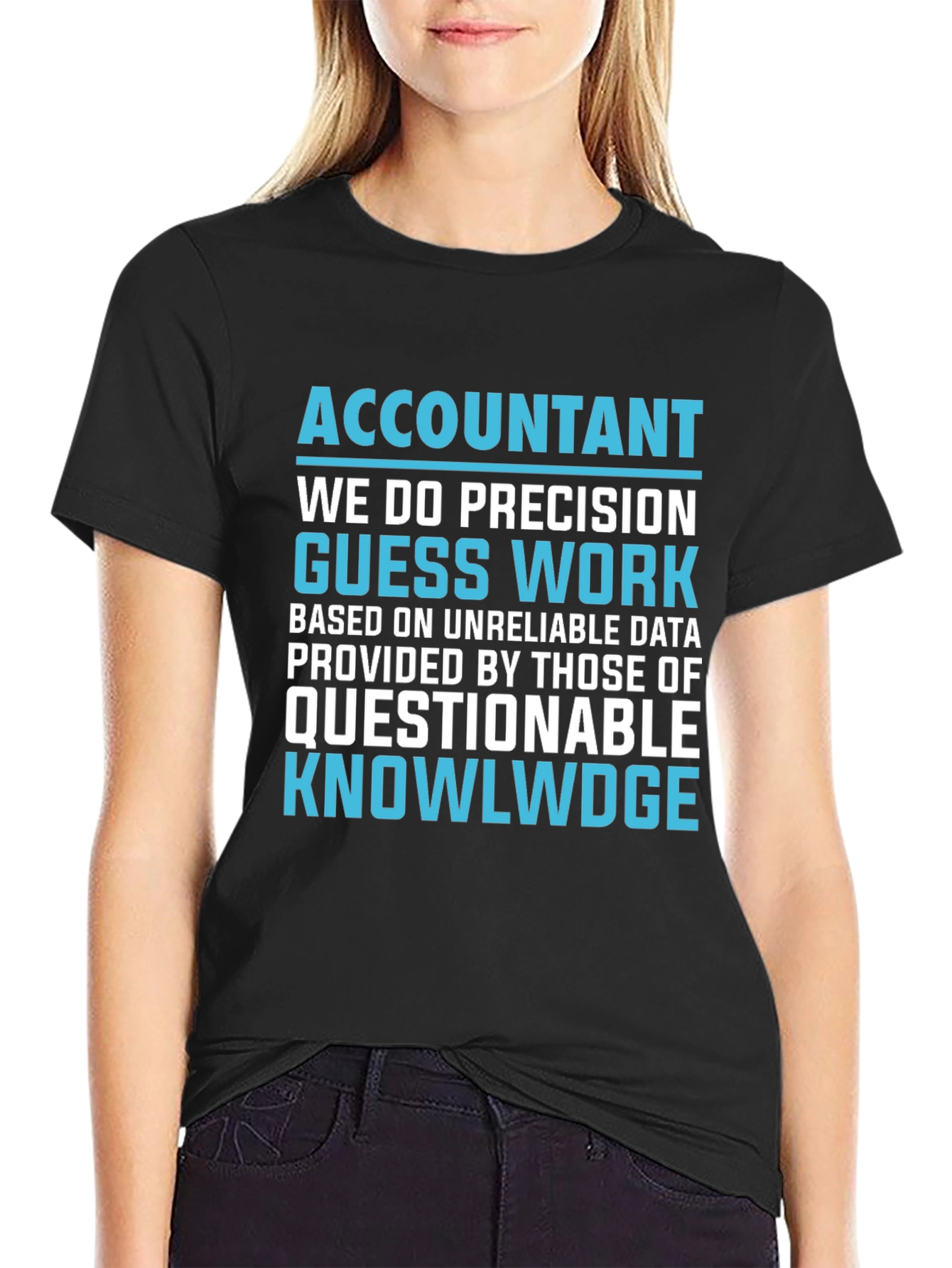 Accountant Precision Work Graphic T-Shirt