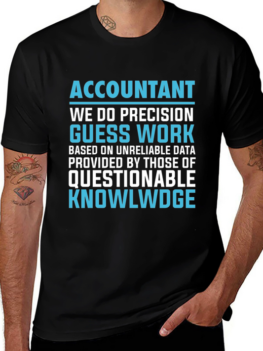 Accountant Precision Work Graphic T-Shirt