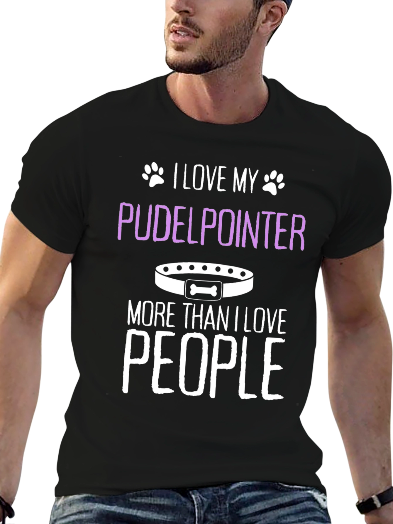I Love My Pudelpointer T-Shirt - Dog Lover Tee