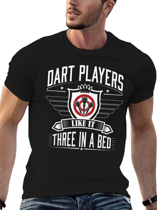 Dart Players Three in a Bed Graphic Tee