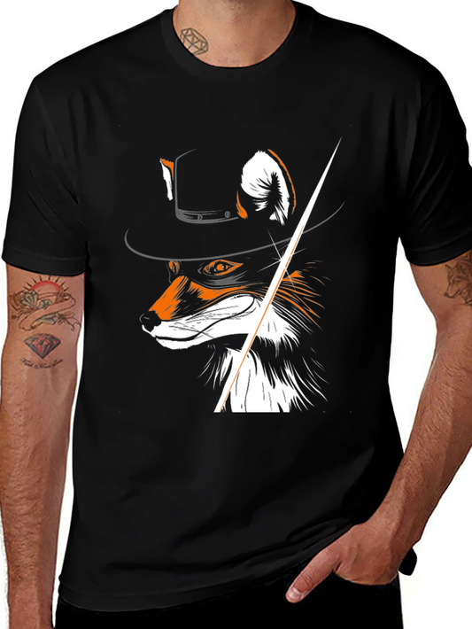 Fox Gentleman T-Shirt - Stylish & Unique Design
