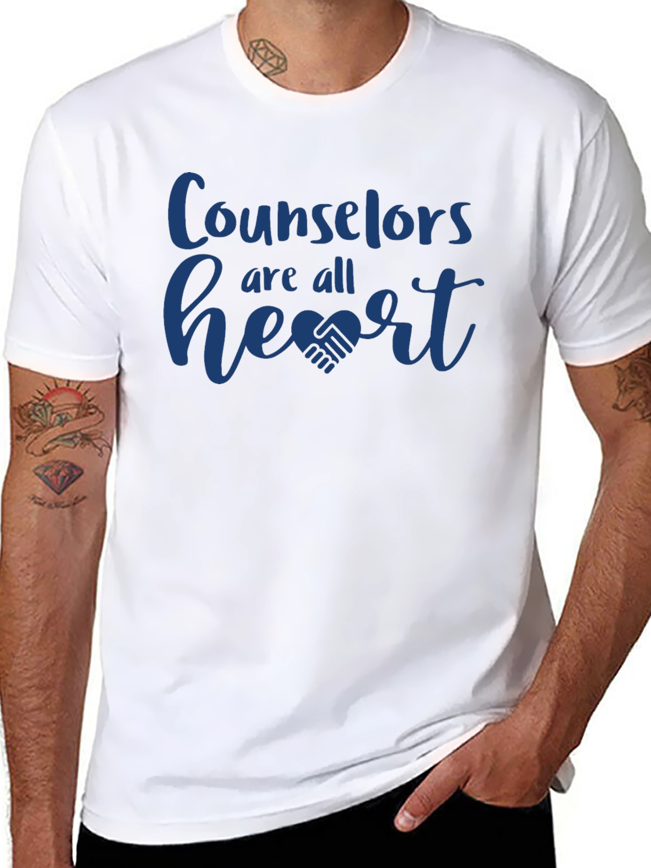Counselors are all Heart Graphic T-Shirt