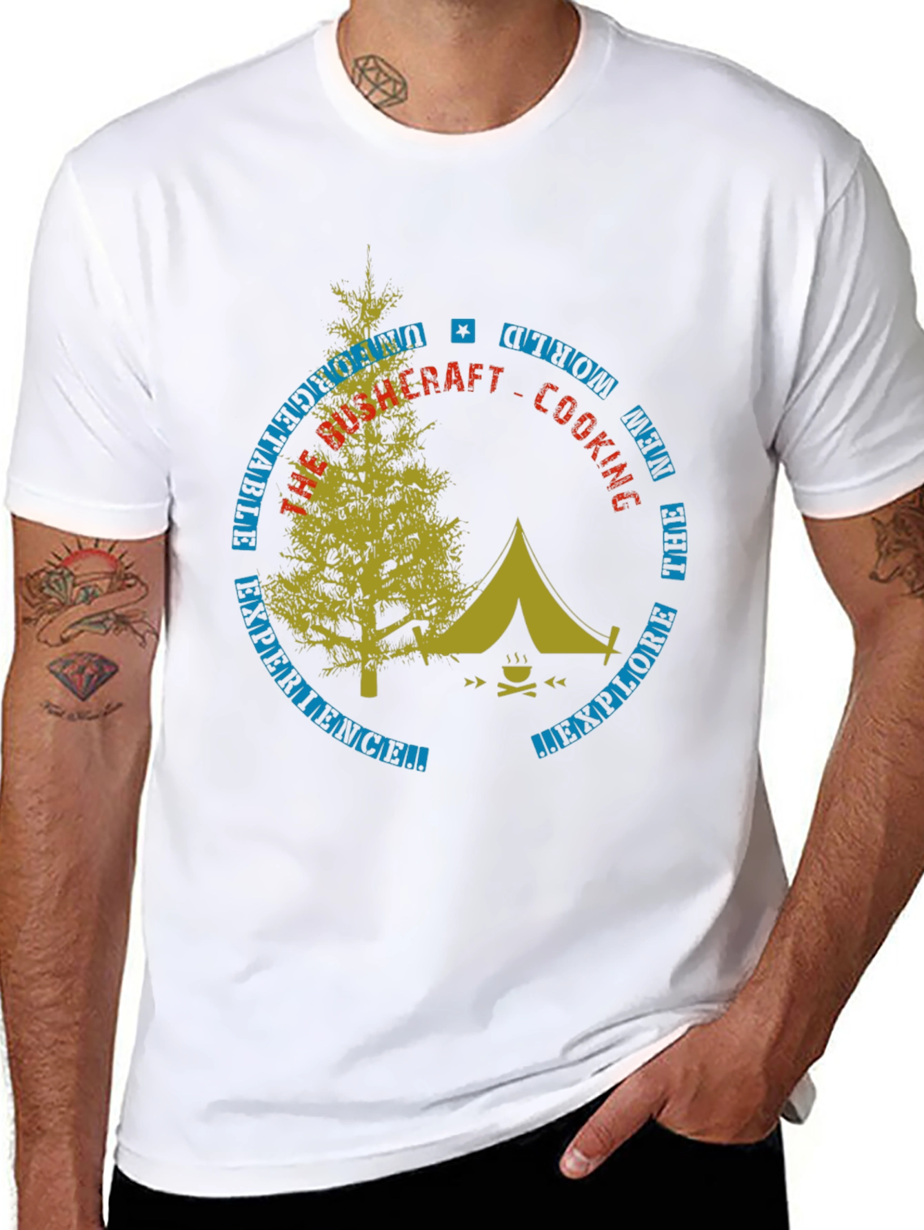 Bushcraft Camping Graphic Tee - Unisex