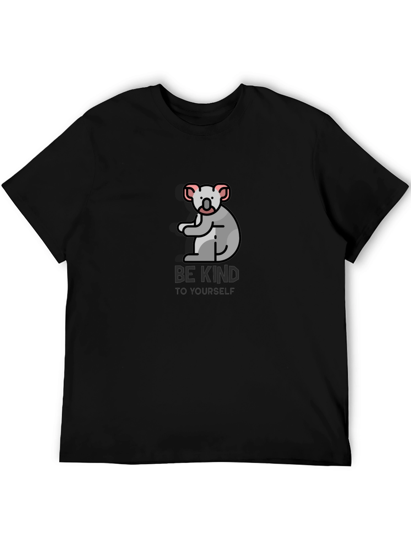 Be Kind Koala Black T-Shirt