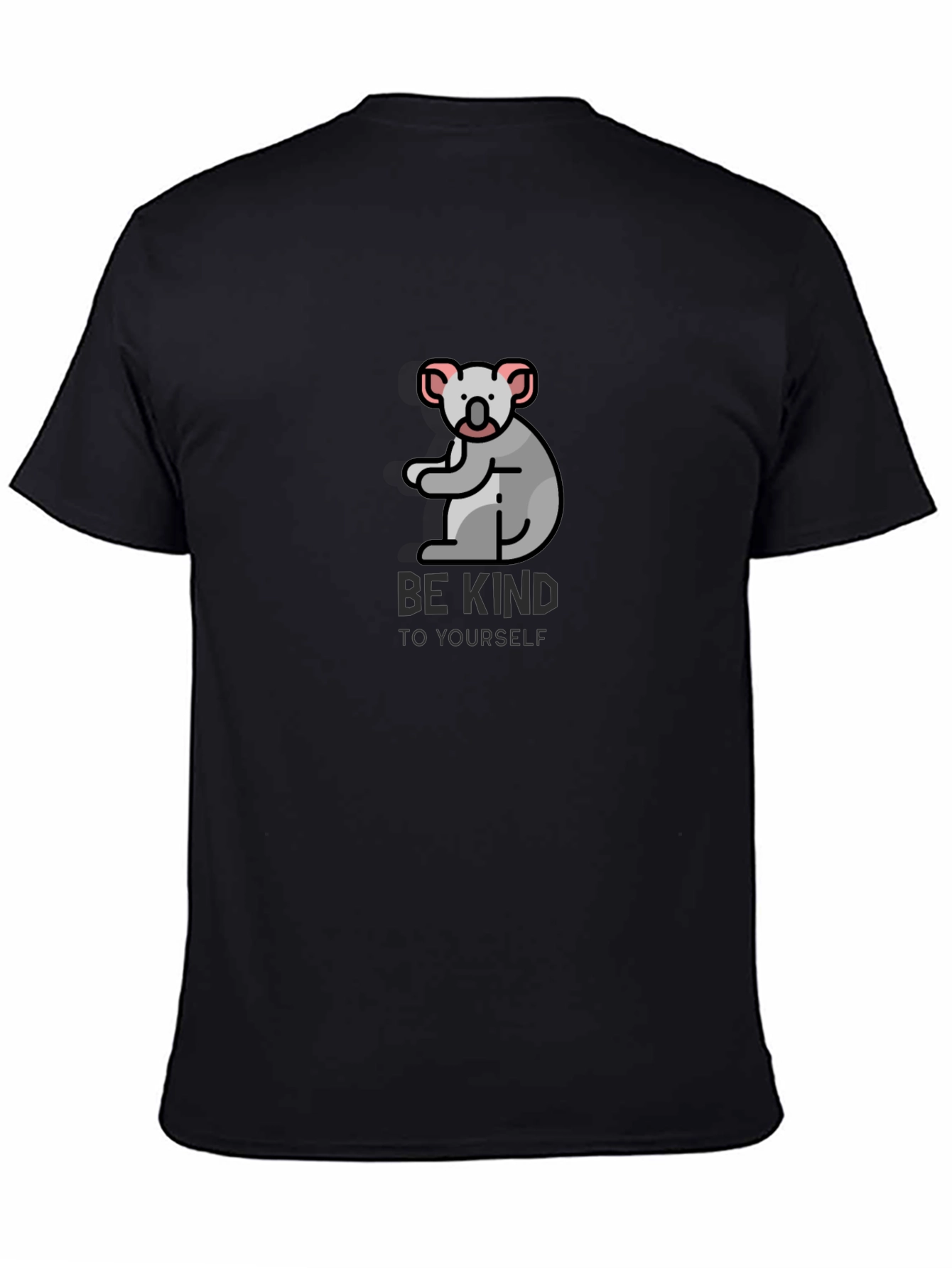 Be Kind Koala Black T-Shirt