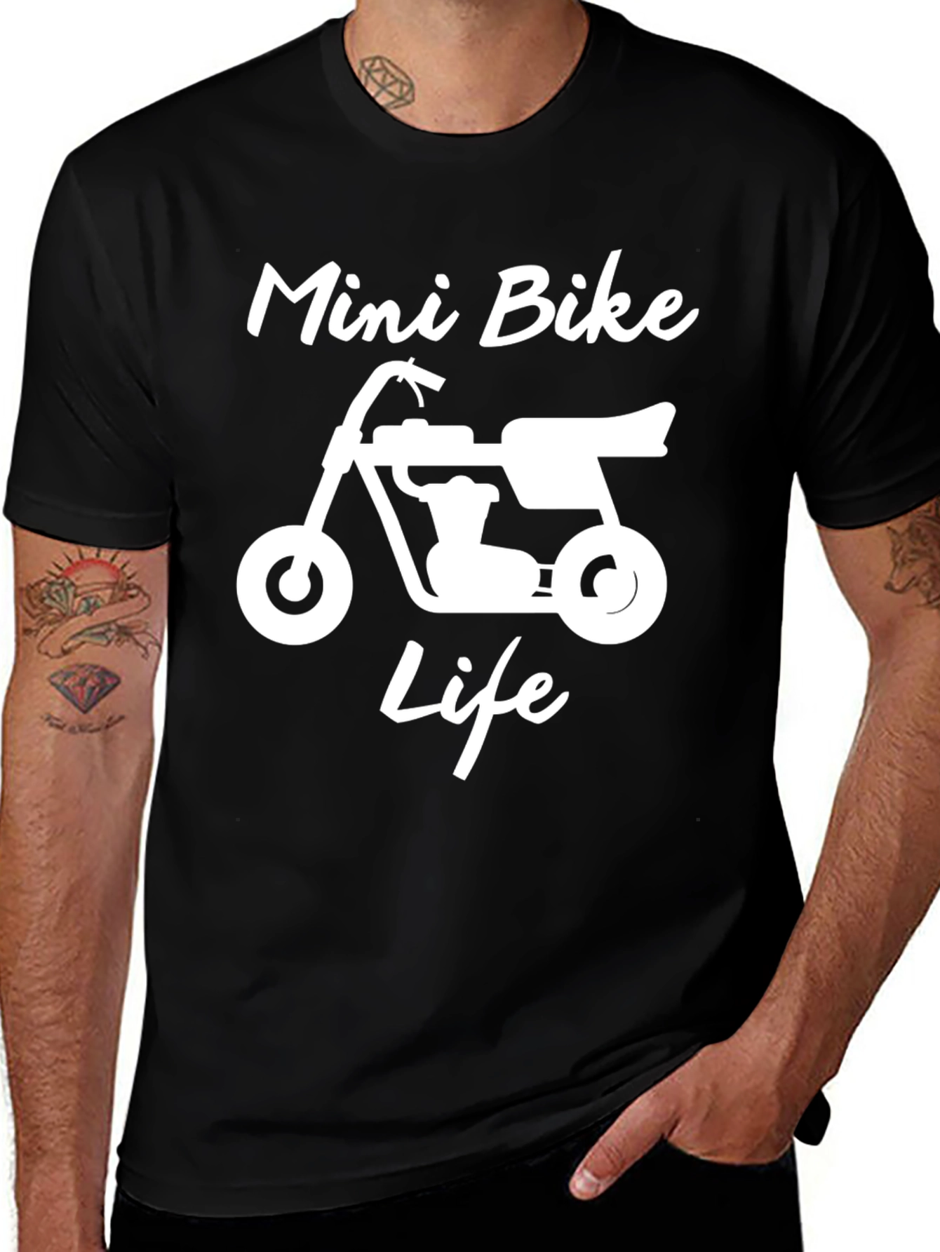 Mini Bike Life T-Shirt - Black Graphic Tee