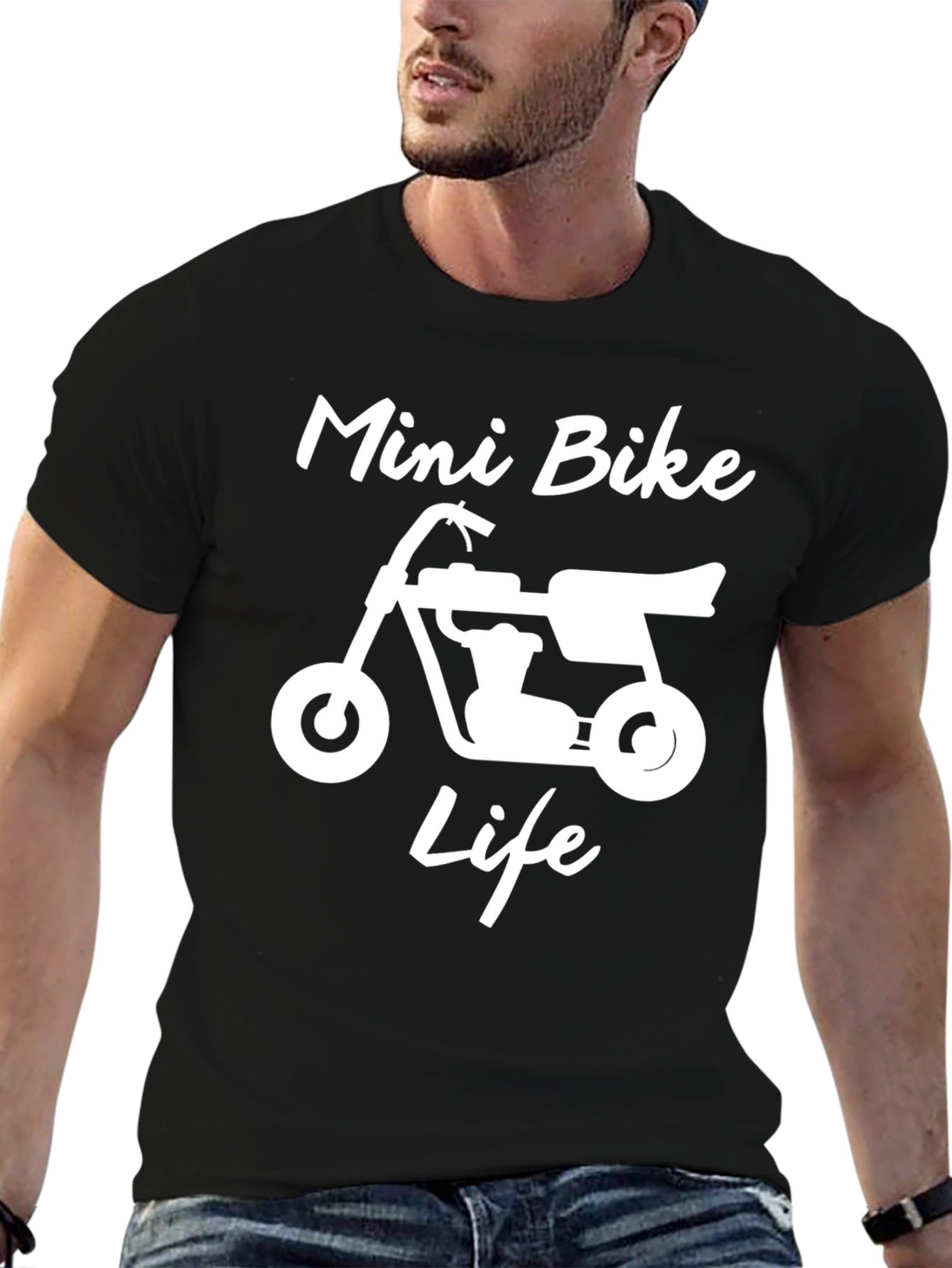 Mini Bike Life T-Shirt - Black Graphic Tee