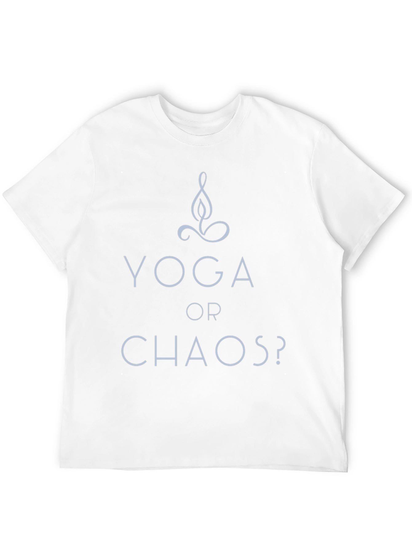 Yoga or Chaos? Black Graphic Tee