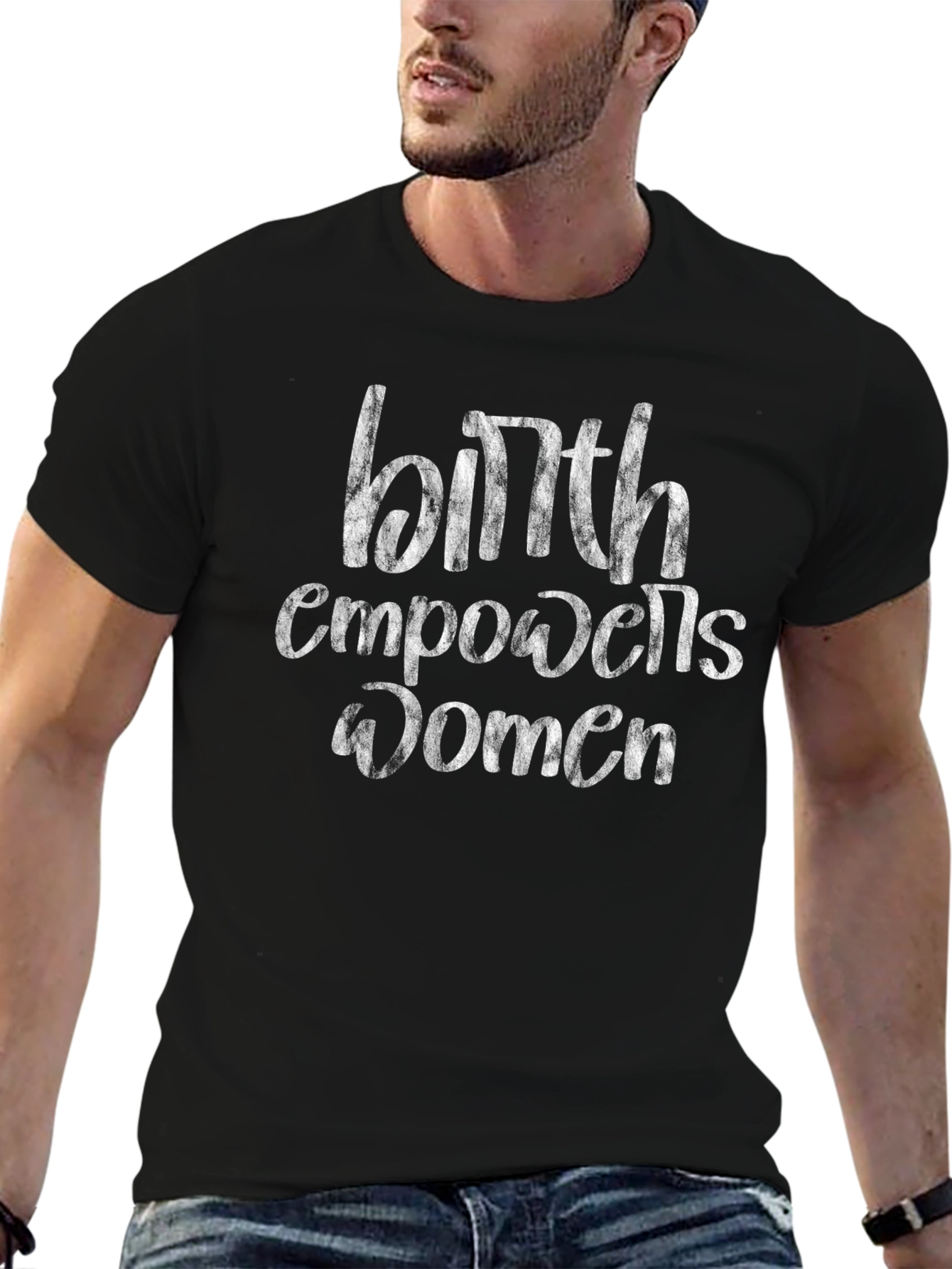 Birth Empowers Women Black T-Shirt