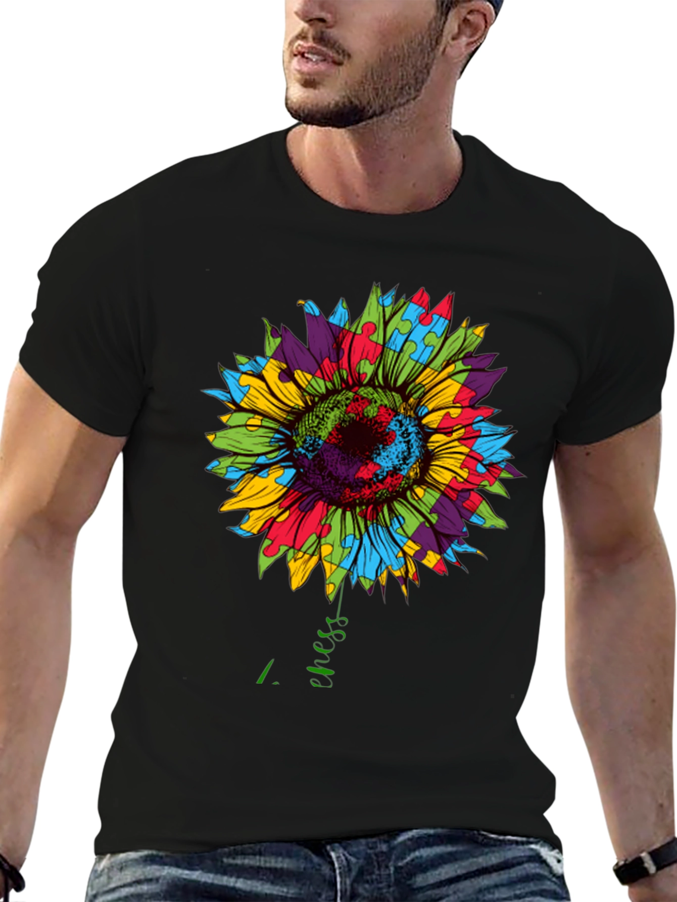 Autism Awareness Sunflower T-Shirt