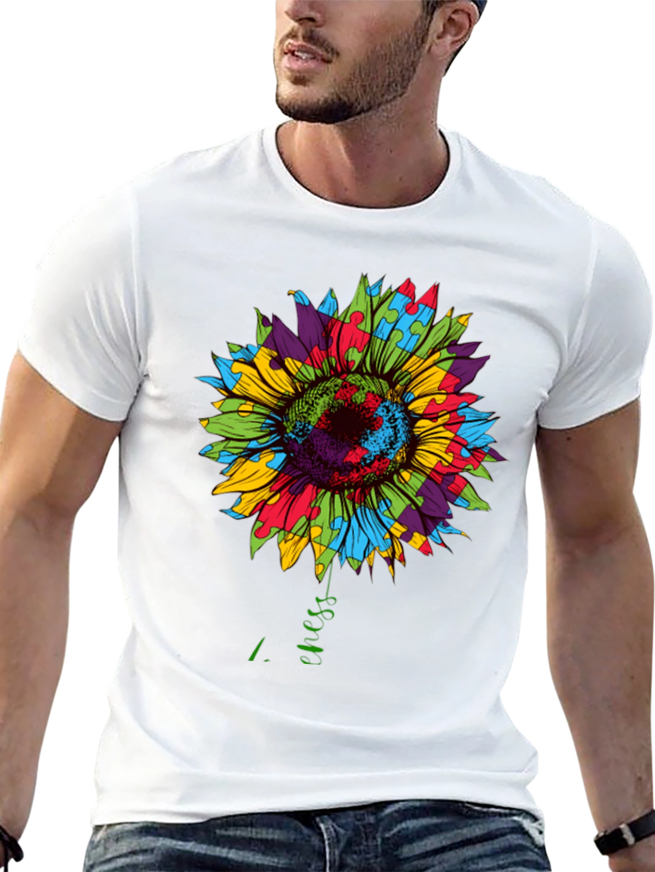 Autism Awareness Sunflower T-Shirt