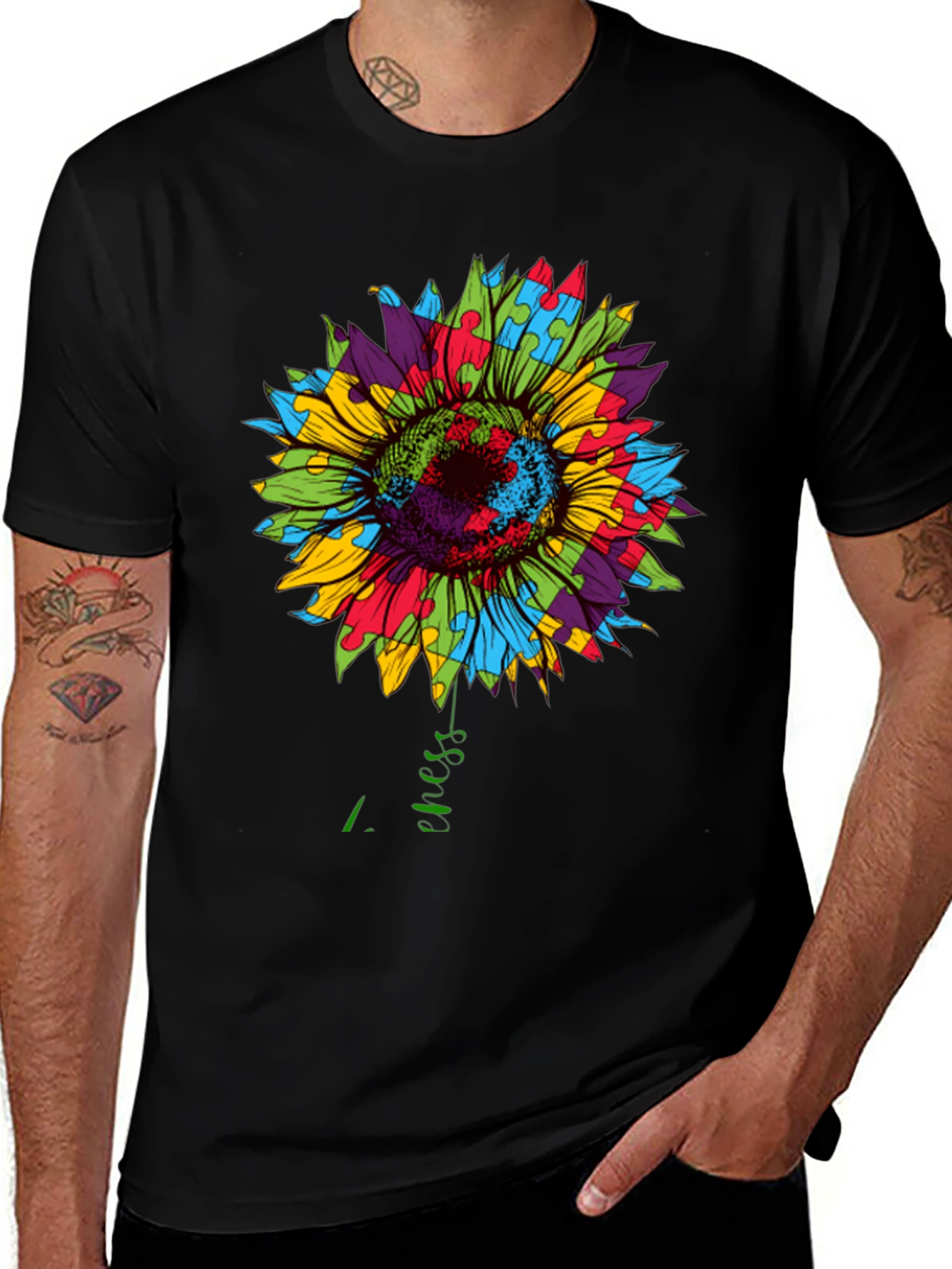 Autism Awareness Sunflower T-Shirt