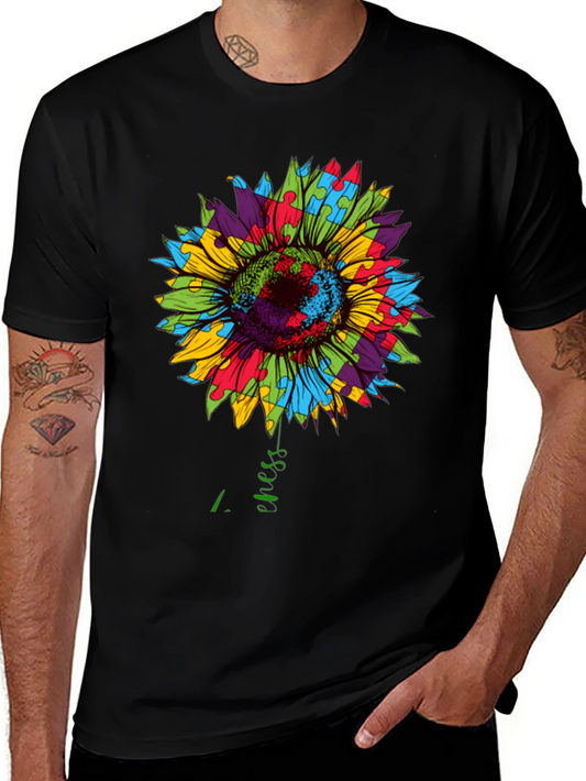 Autism Awareness Sunflower T-Shirt