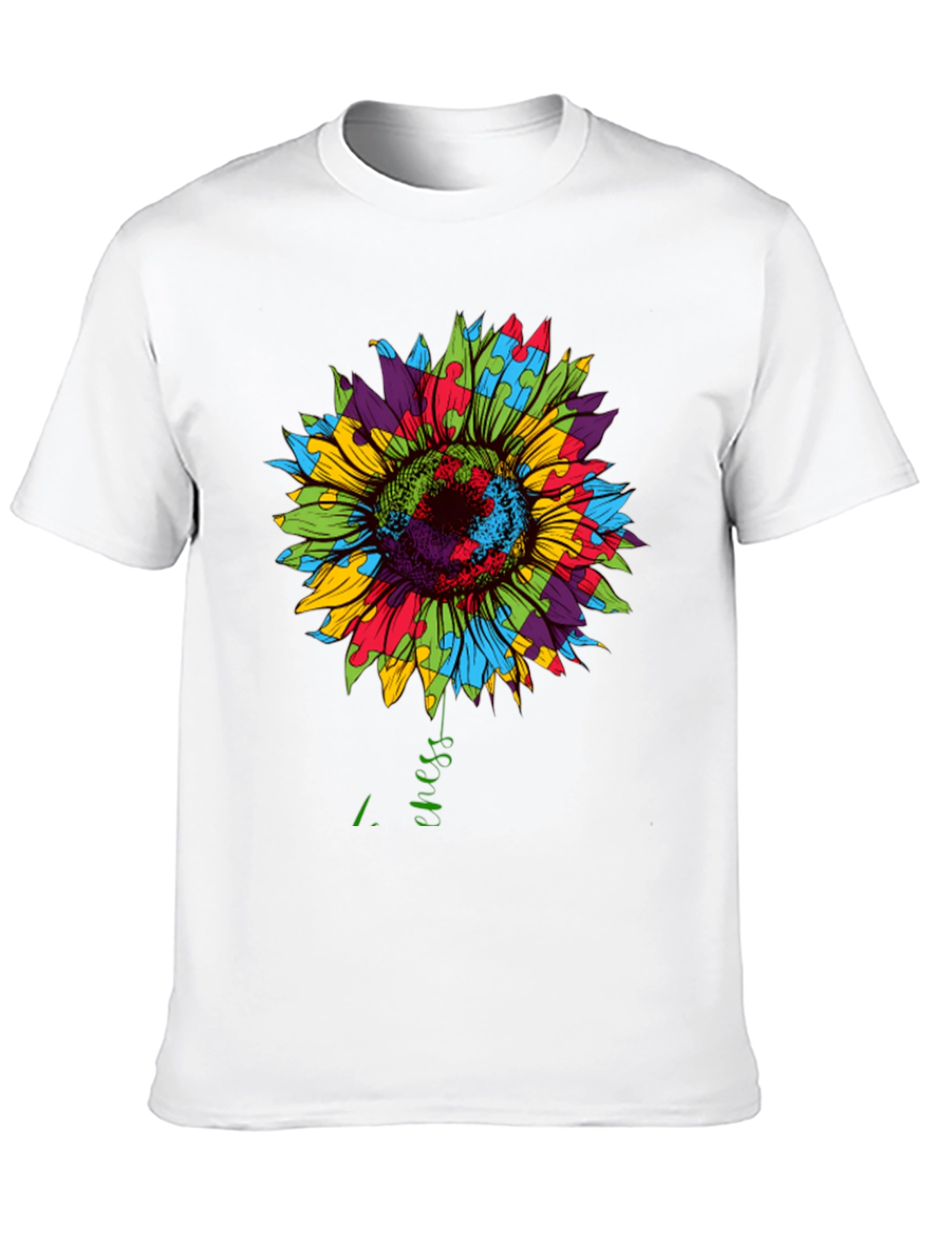 Autism Awareness Sunflower T-Shirt