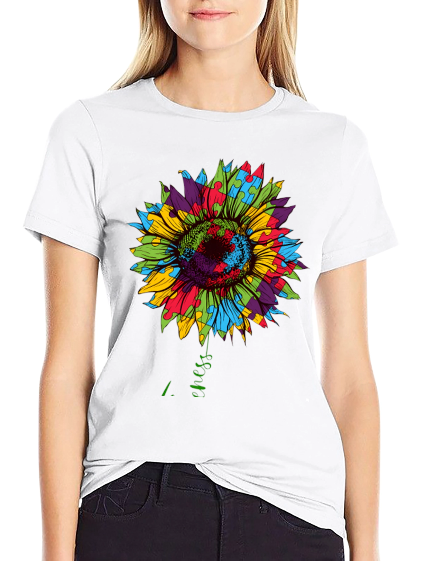 Autism Awareness Sunflower T-Shirt