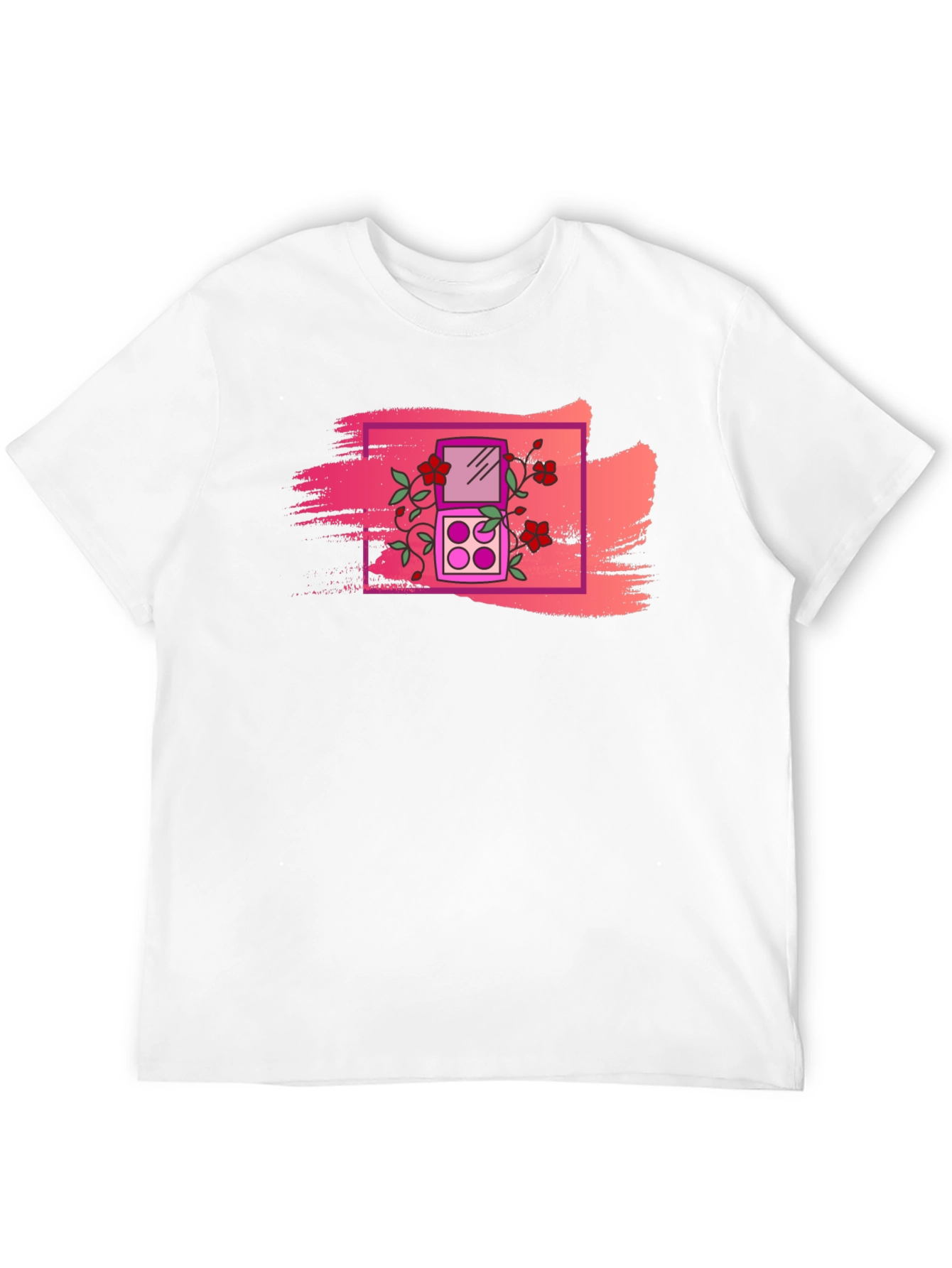 Floral Makeup Palette Graphic Tee