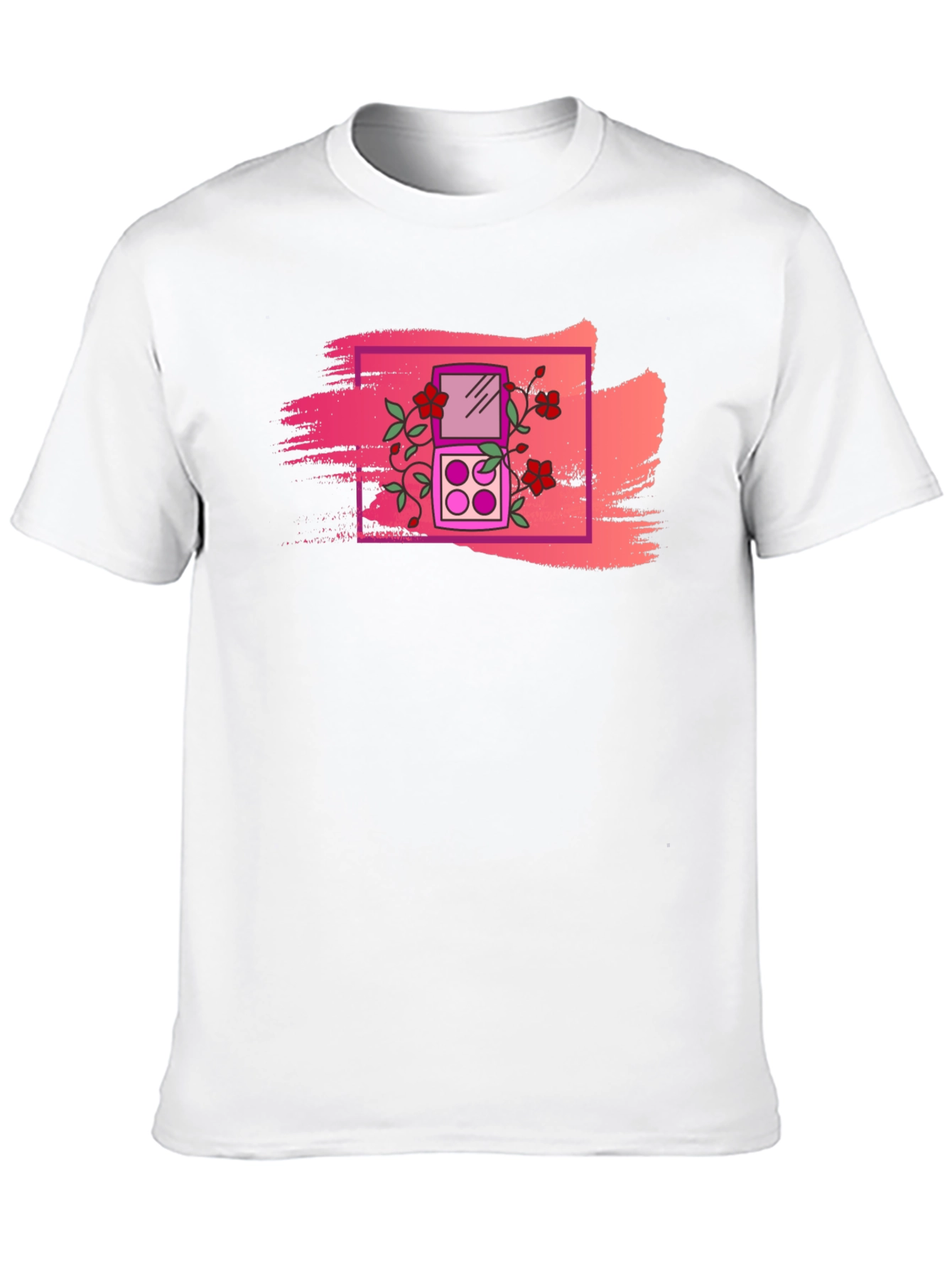 Floral Makeup Palette Graphic Tee