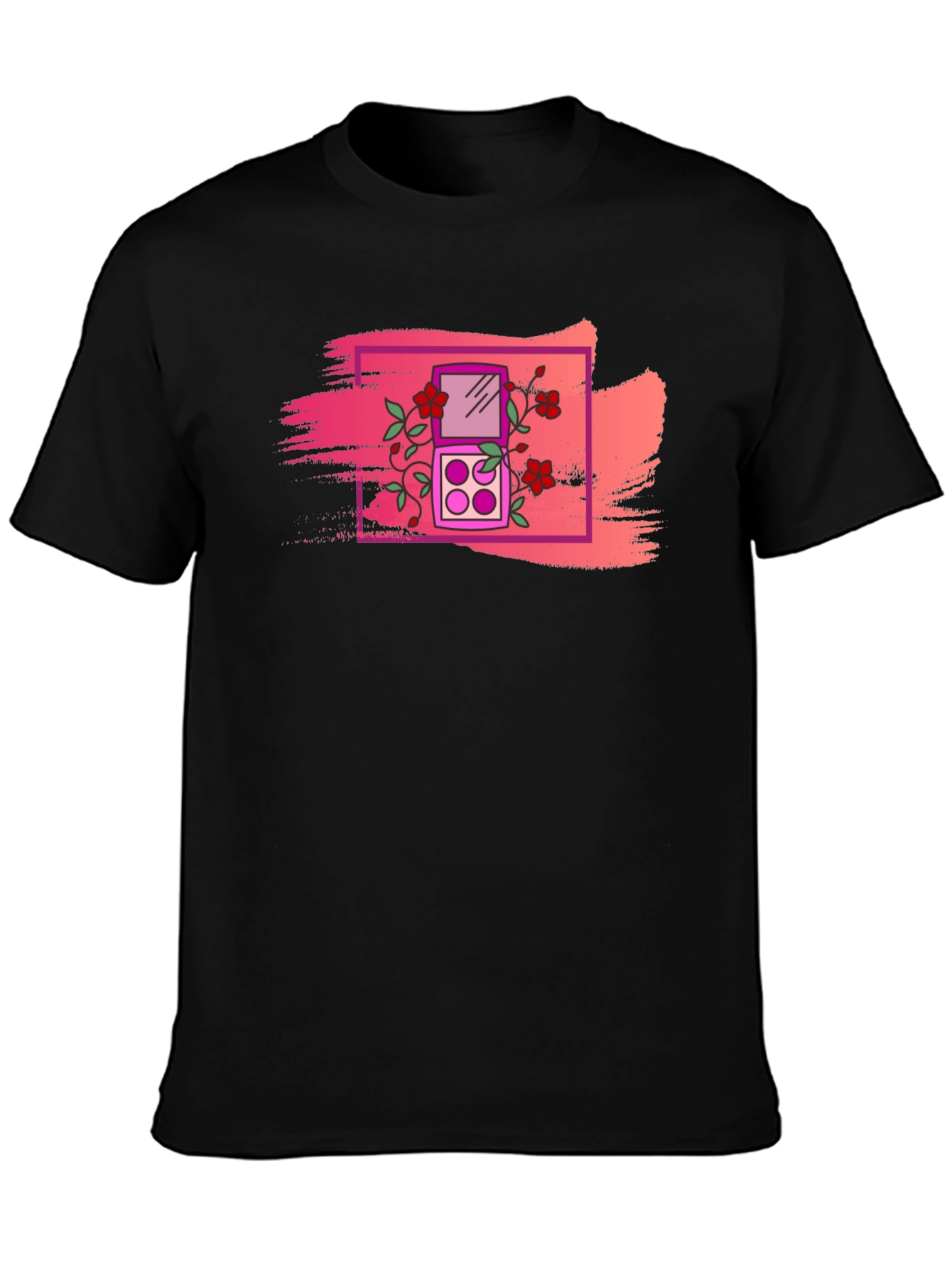 Floral Makeup Palette Graphic Tee