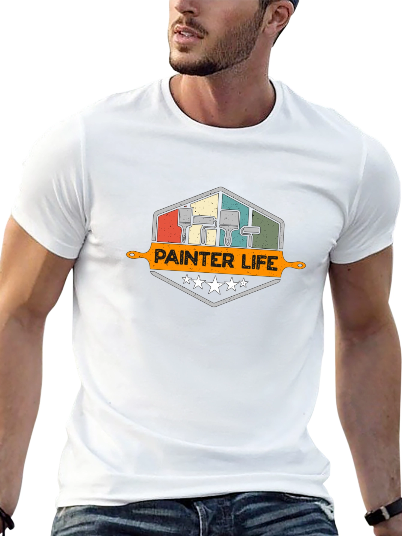Painter Life T-Shirt - Retro Painter Design