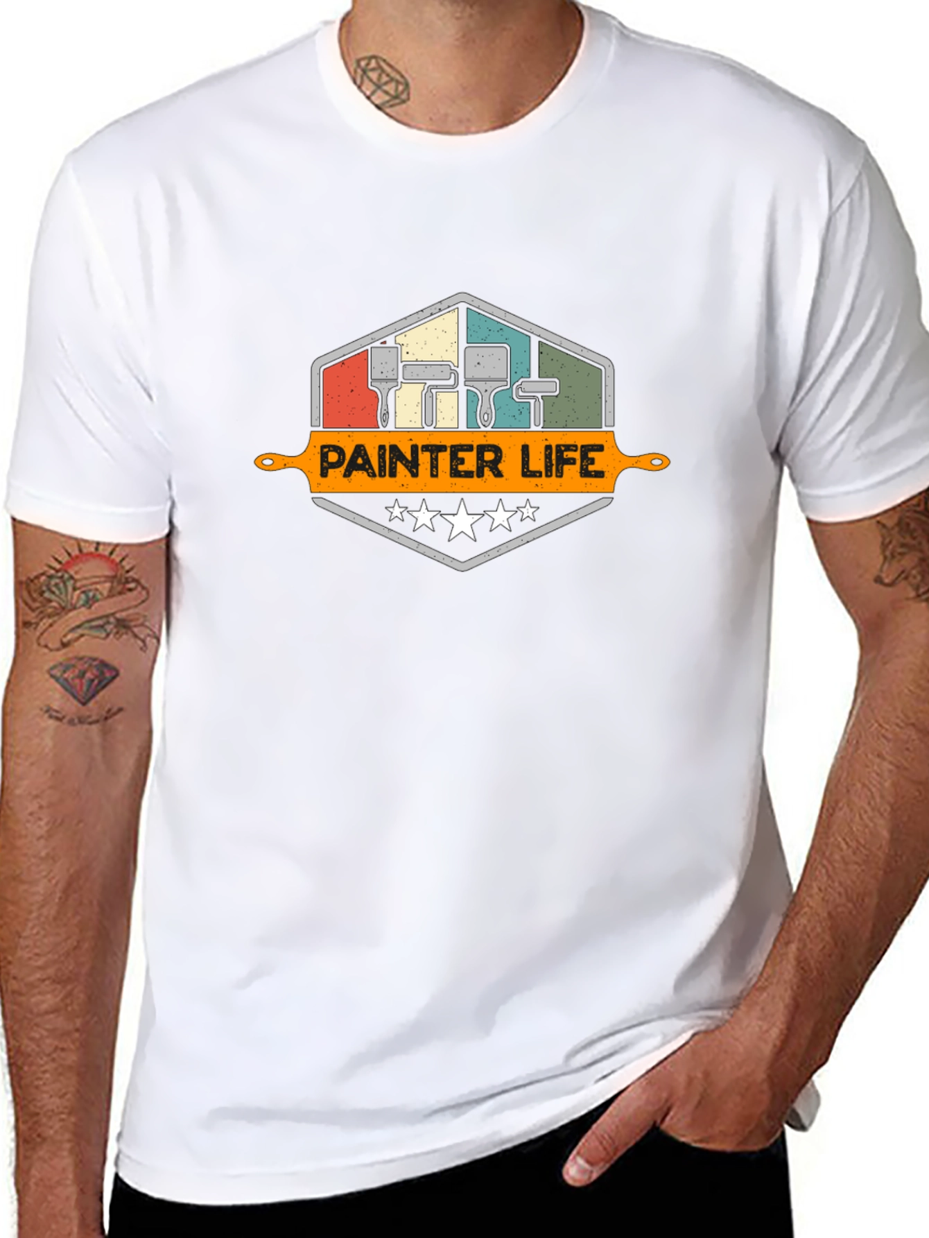 Painter Life T-Shirt - Retro Painter Design