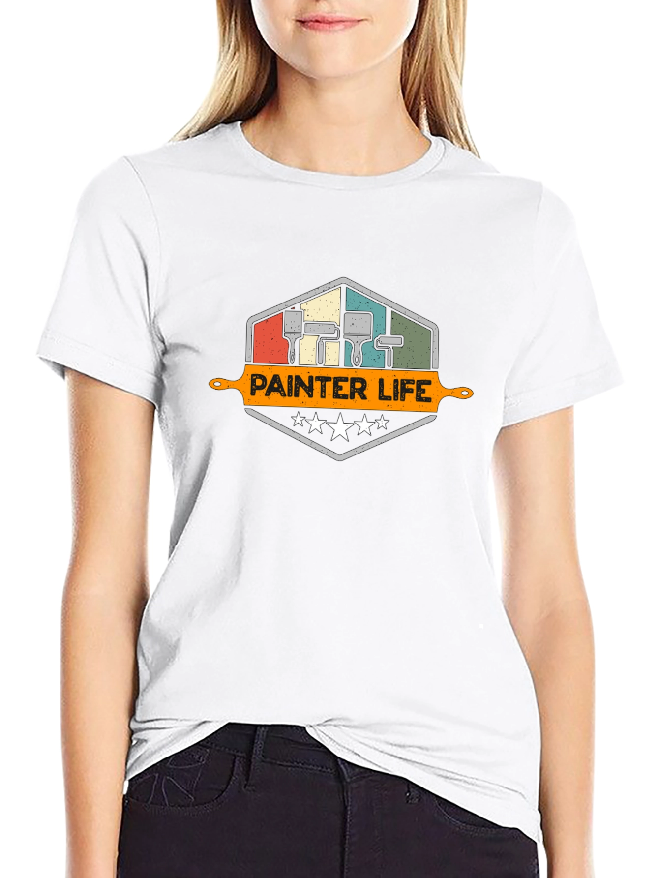 Painter Life T-Shirt - Retro Painter Design