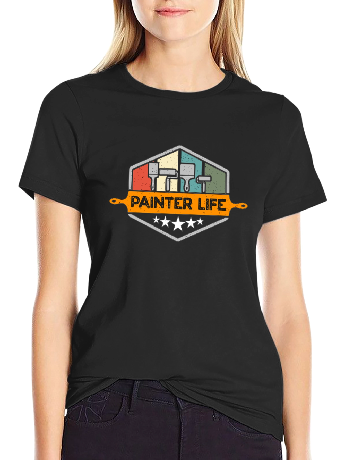 Painter Life T-Shirt - Retro Painter Design