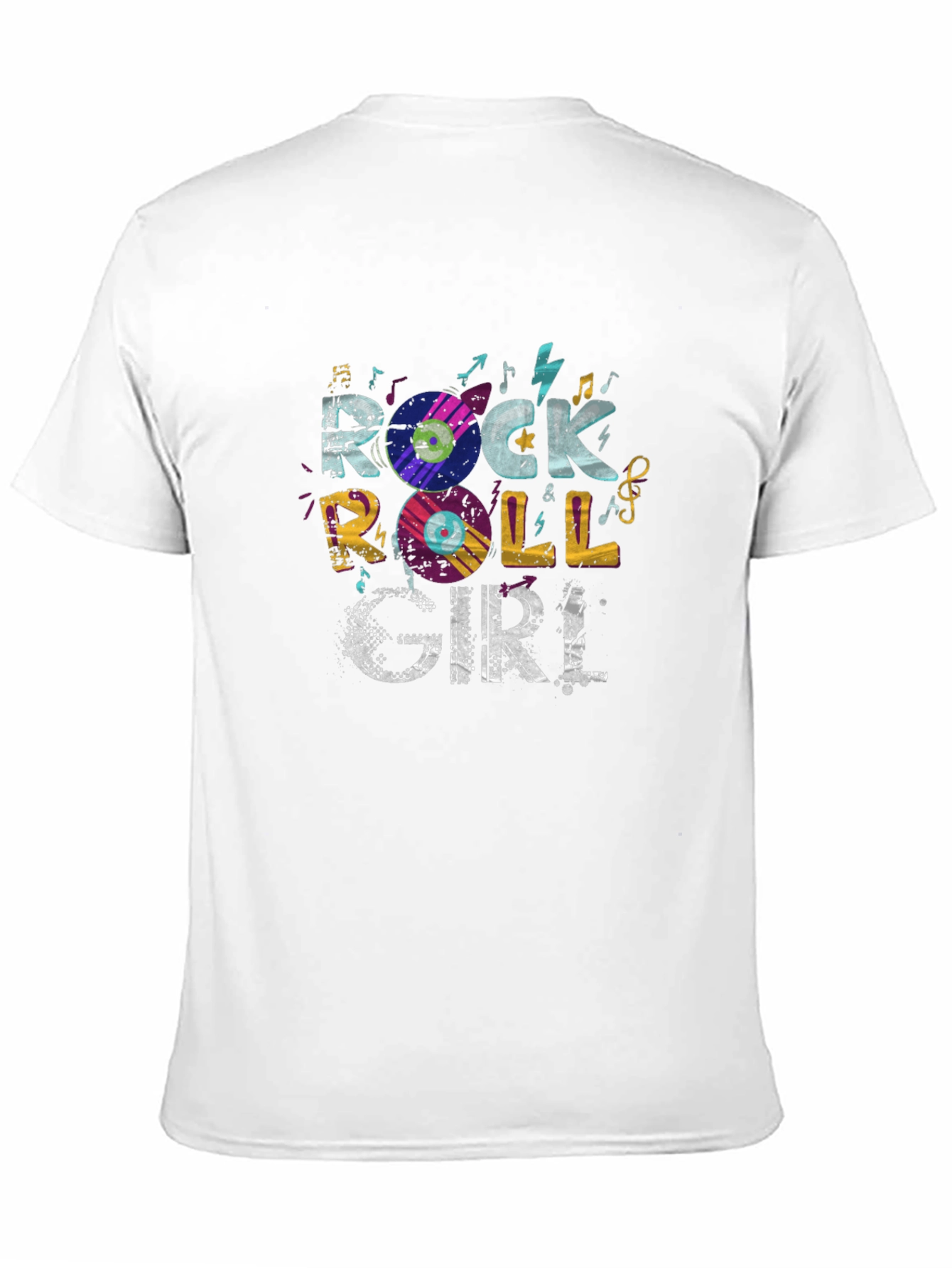 Rock & Roll Girl Graphic Tee - Black