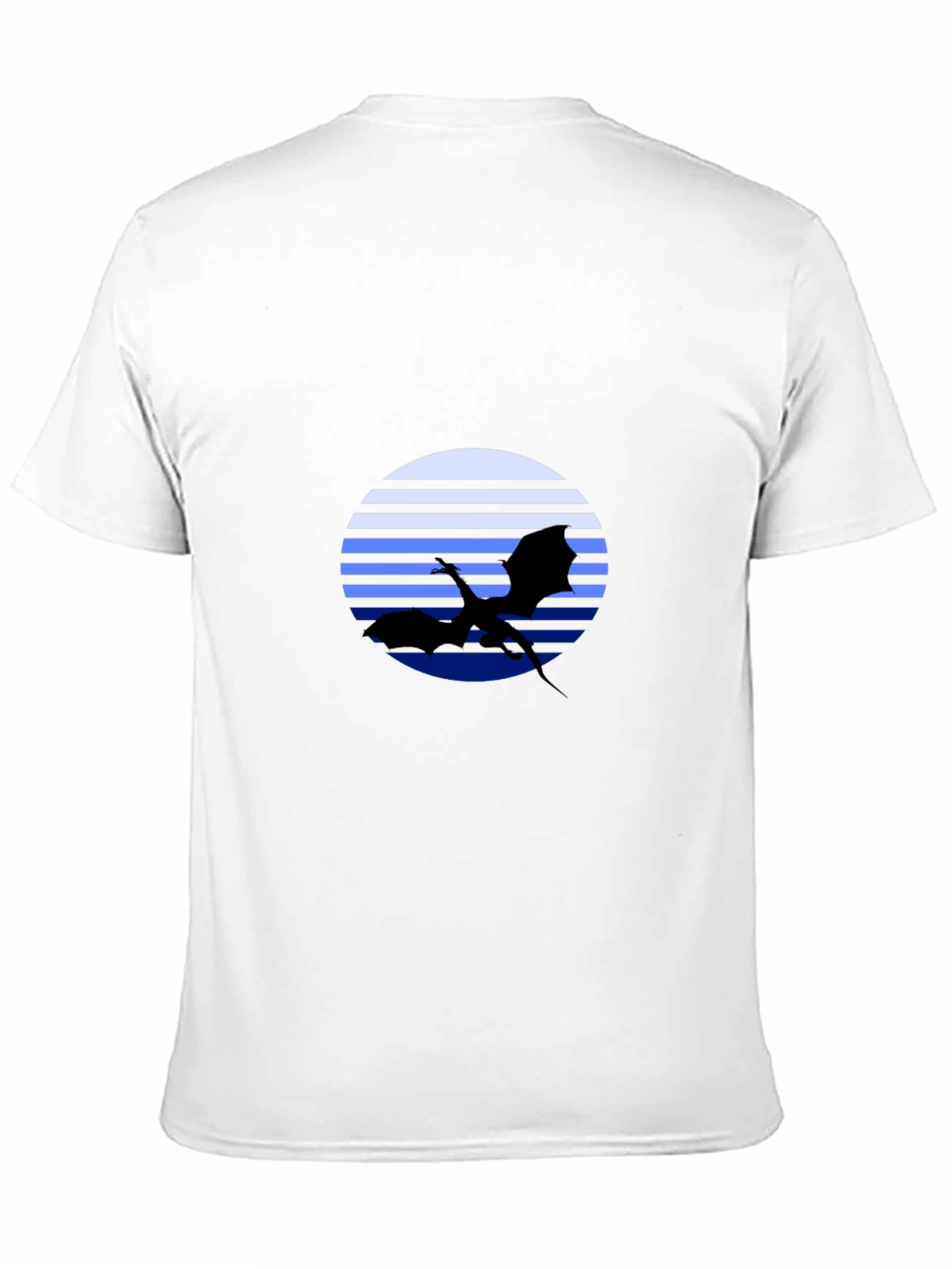 Dragon Silhouette T-Shirt - Retro Style