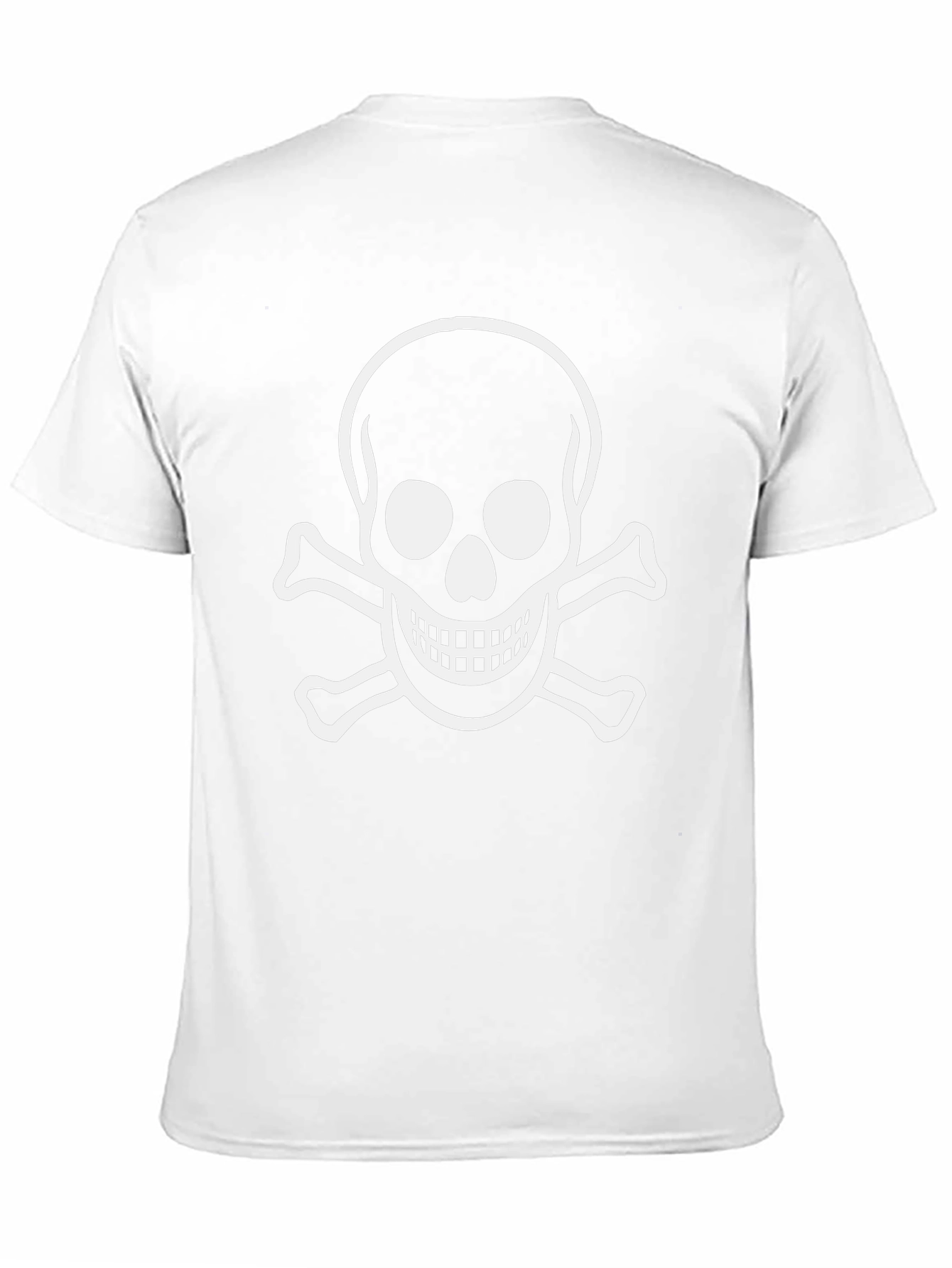 Skull & Crossbones Graphic Tee - Mens Black T-Shirt