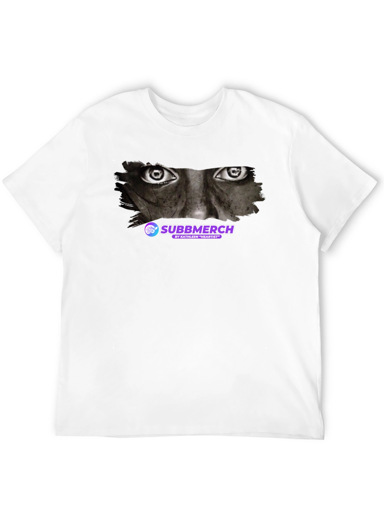 Eyes Graphic Subbmerch Black T-Shirt