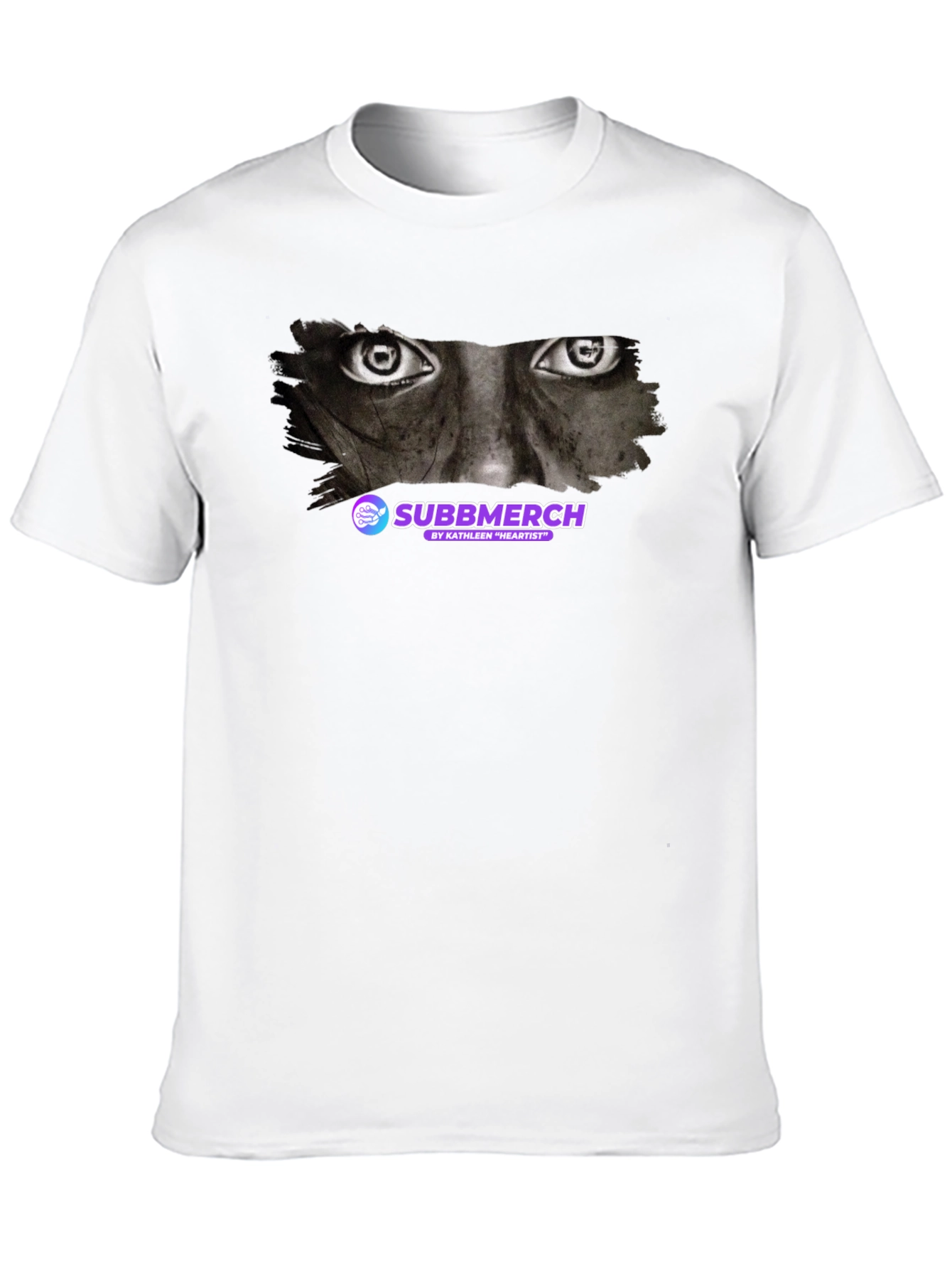 Eyes Graphic Subbmerch Black T-Shirt