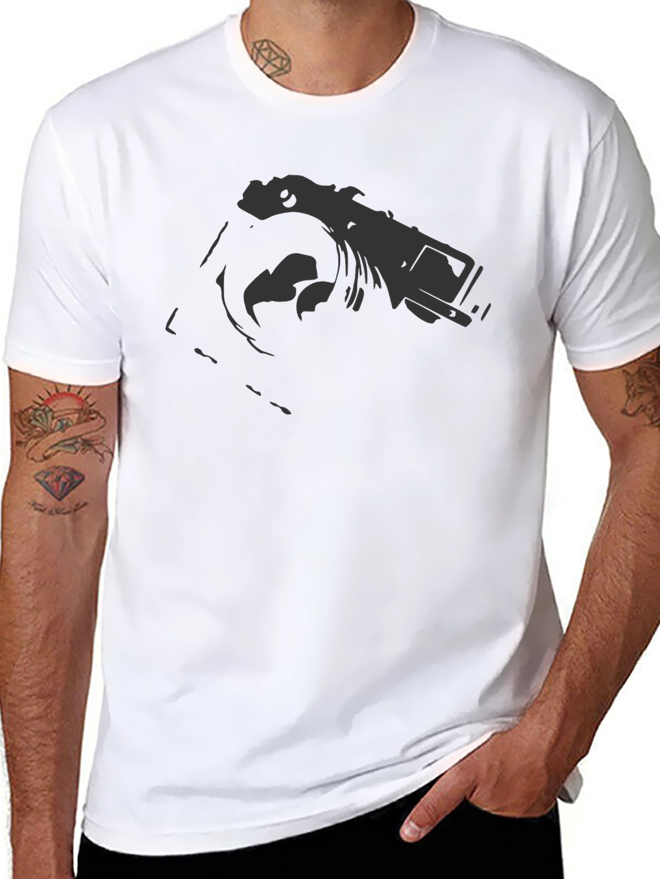 Mens Graphic T-Shirt - Black