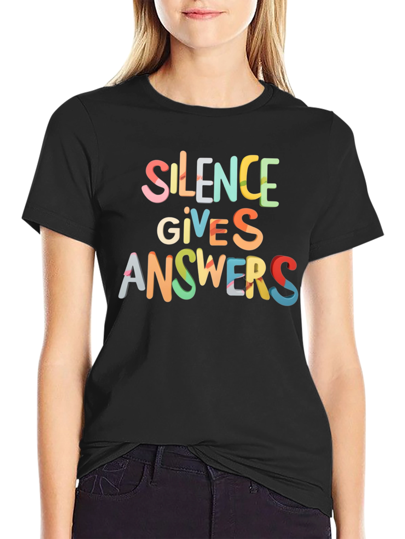 Silence Gives Answers T-Shirt